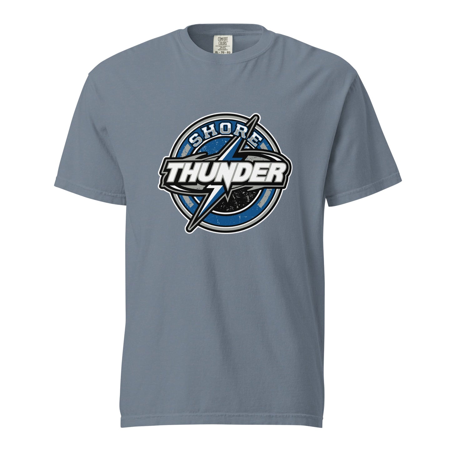 Signature | Comfort Colors T-Shirt | Shore Thunder LLC | Badge Logo