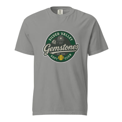 Signature | Comfort Colors T-Shirt | Silver Valley Gemstones | Badge Logo