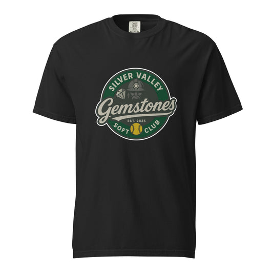 Signature | Comfort Colors T-Shirt | Silver Valley Gemstones | Badge Logo