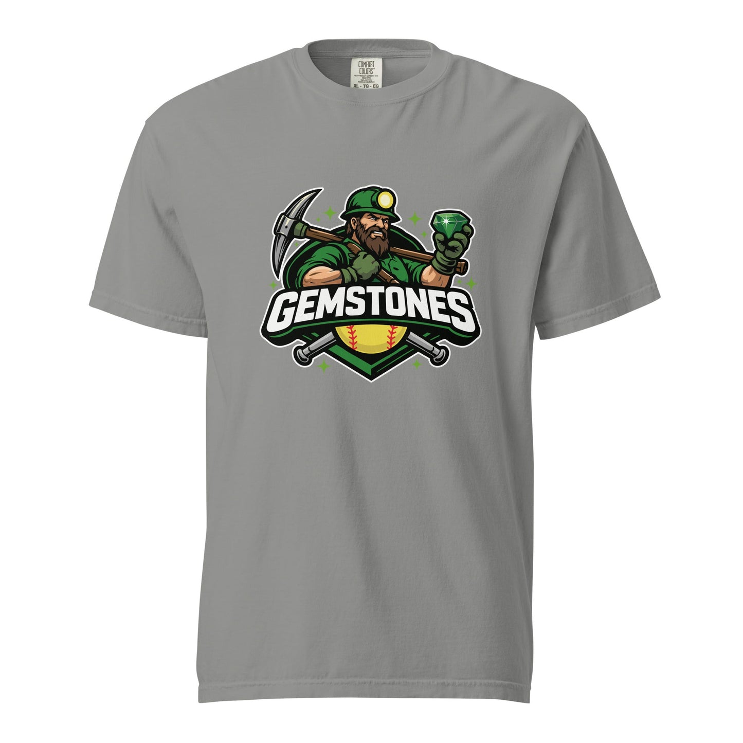 Signature | Comfort Colors T-Shirt | Silver Valley Gemstones | Emerald Valley Logo