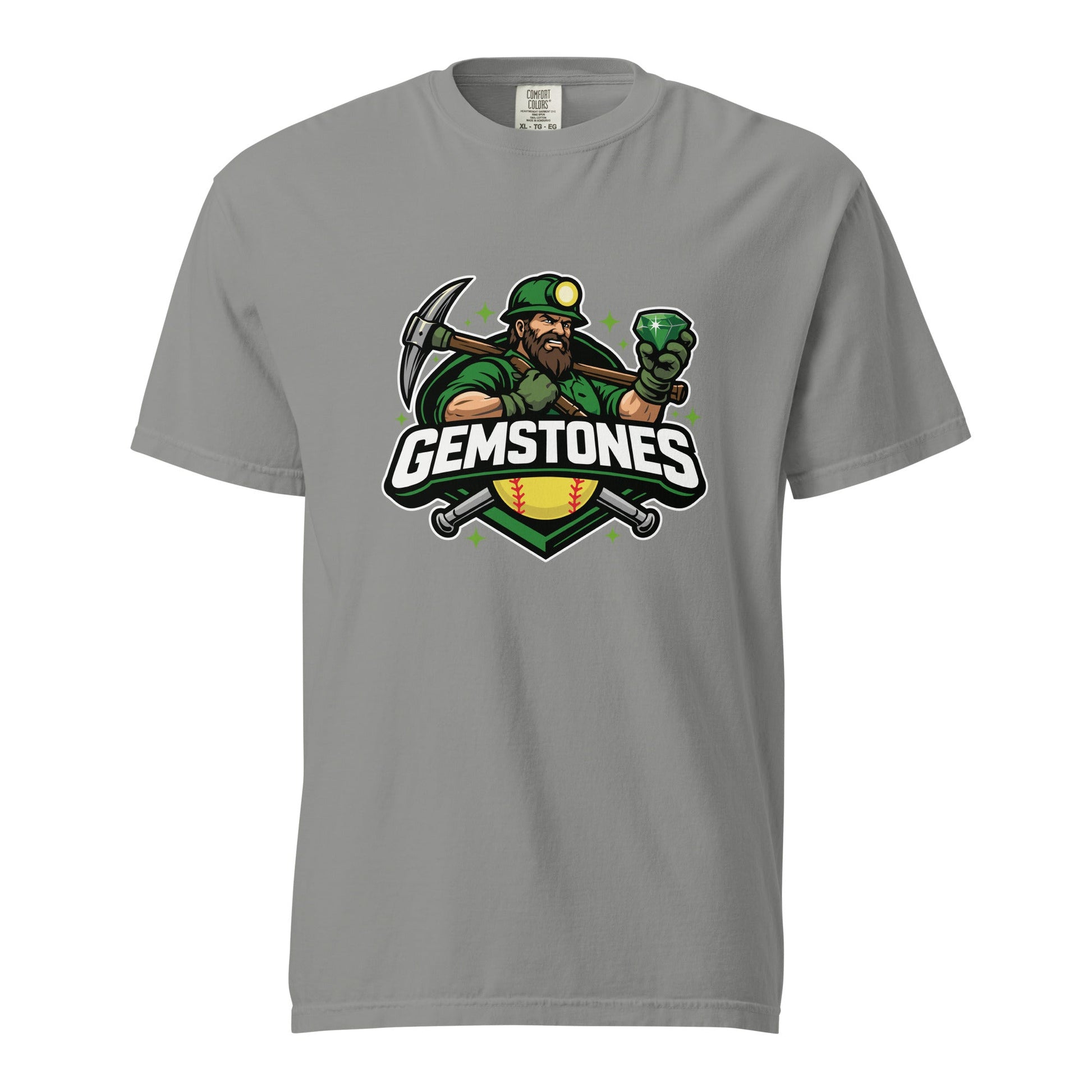 Signature | Comfort Colors T-Shirt | Silver Valley Gemstones | Emerald Valley Logo