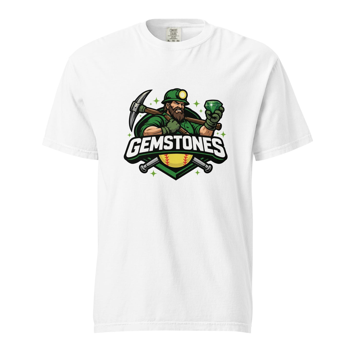 Signature | Comfort Colors T-Shirt | Silver Valley Gemstones | Emerald Valley Logo
