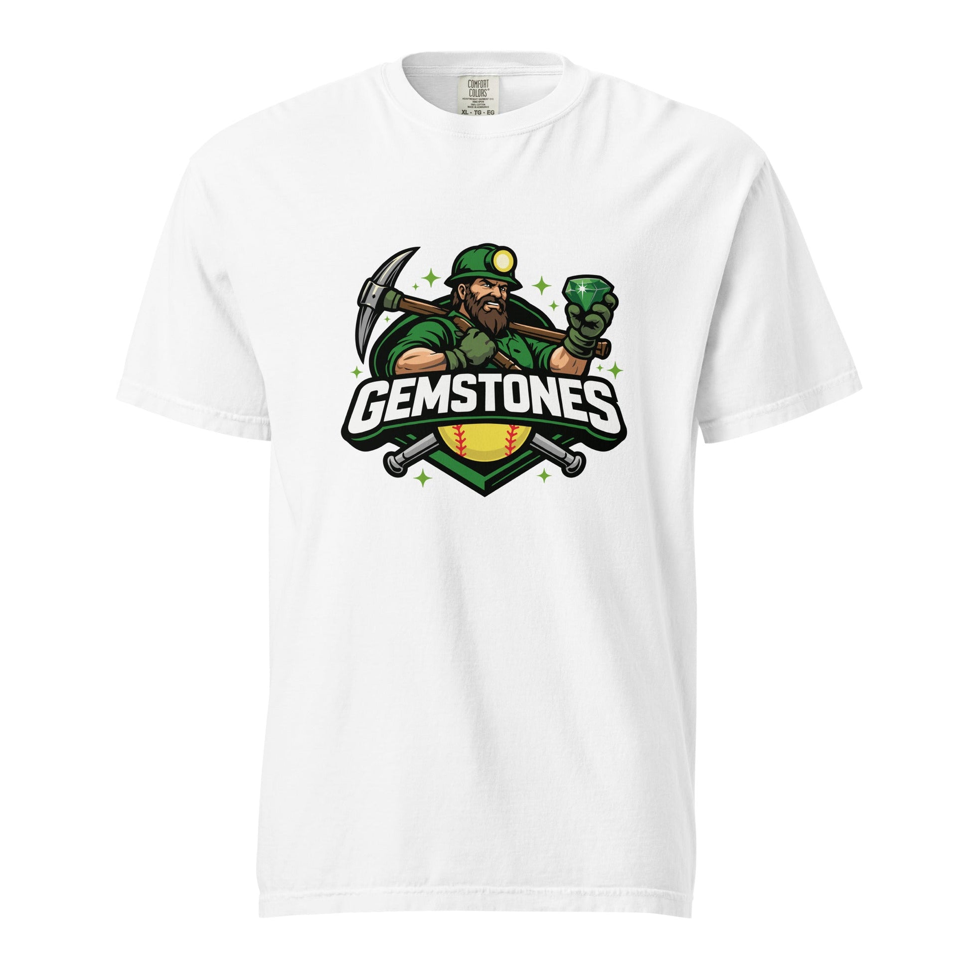 Signature | Comfort Colors T-Shirt | Silver Valley Gemstones | Emerald Valley Logo