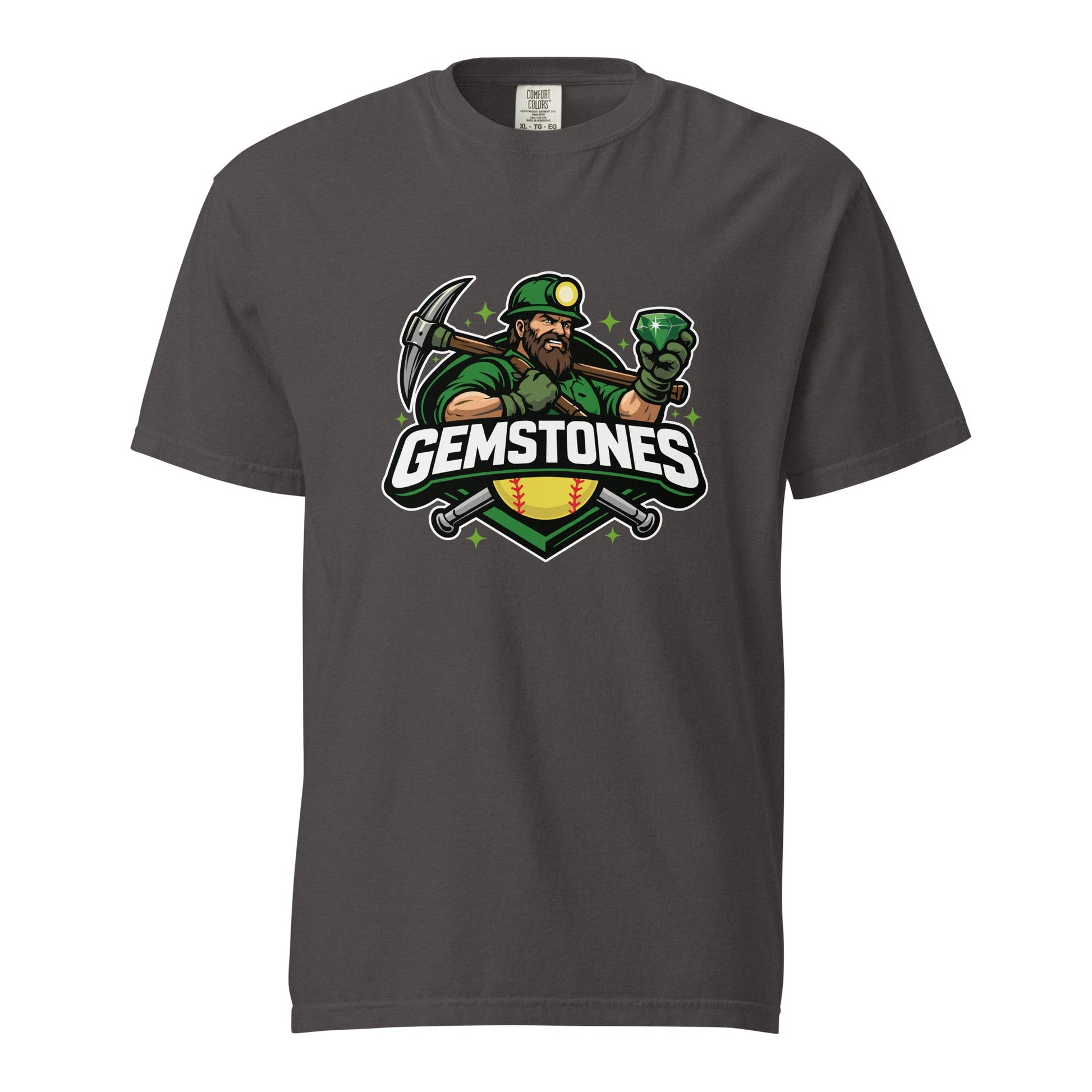 Signature | Comfort Colors T-Shirt | Silver Valley Gemstones | Emerald Valley Logo