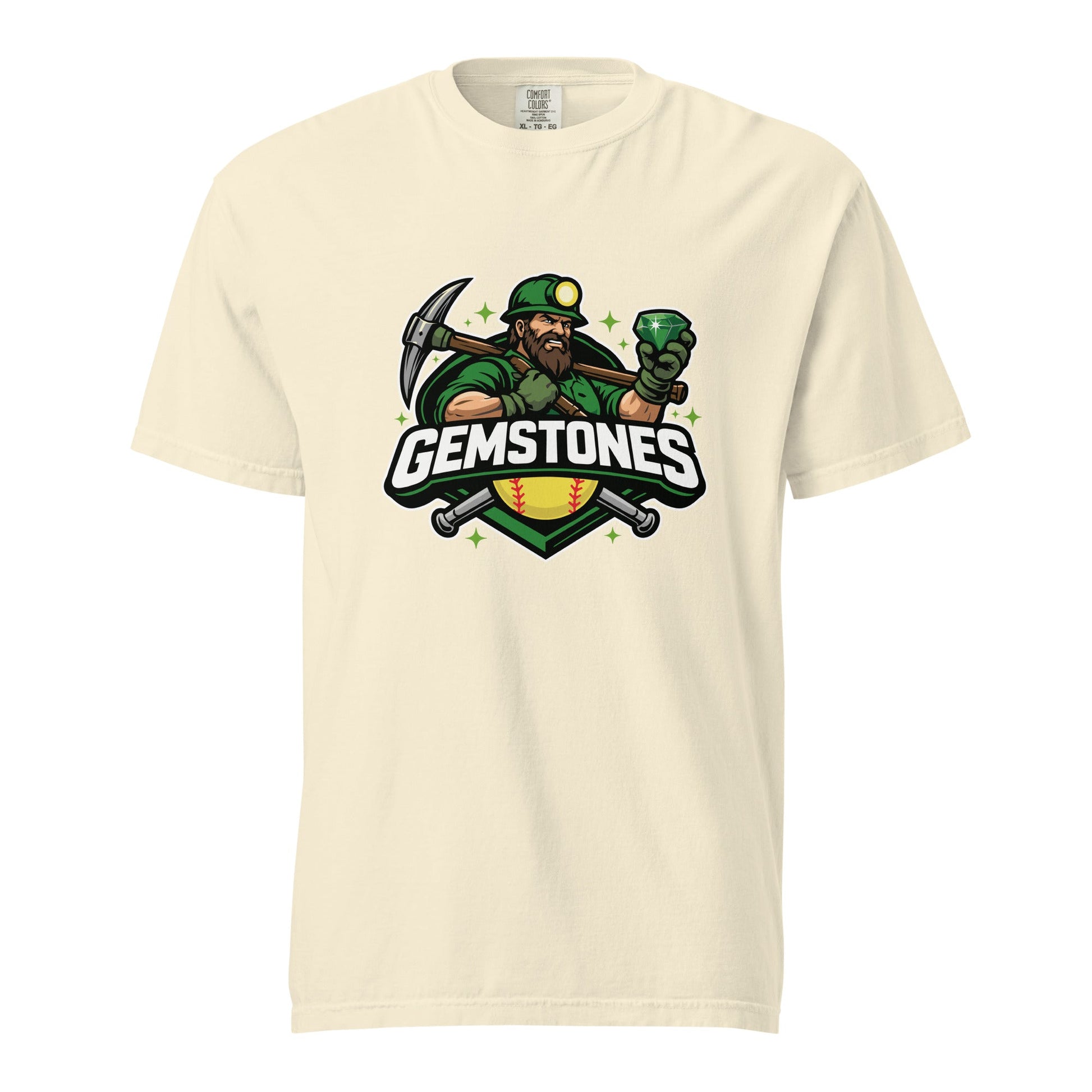 Signature | Comfort Colors T-Shirt | Silver Valley Gemstones | Emerald Valley Logo
