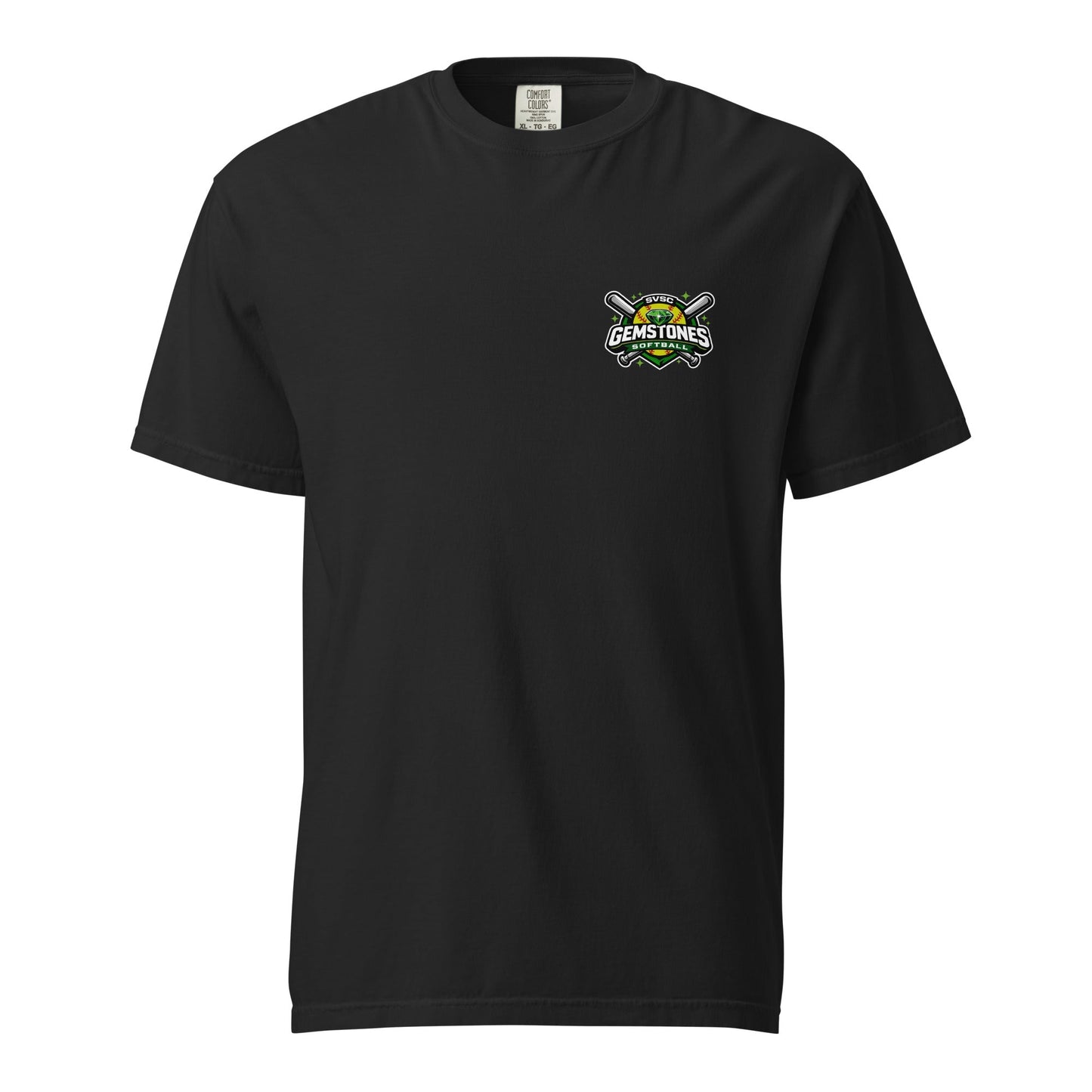 Signature | Comfort Colors T-Shirt | Silver Valley Gemstones | Vanguard Logo