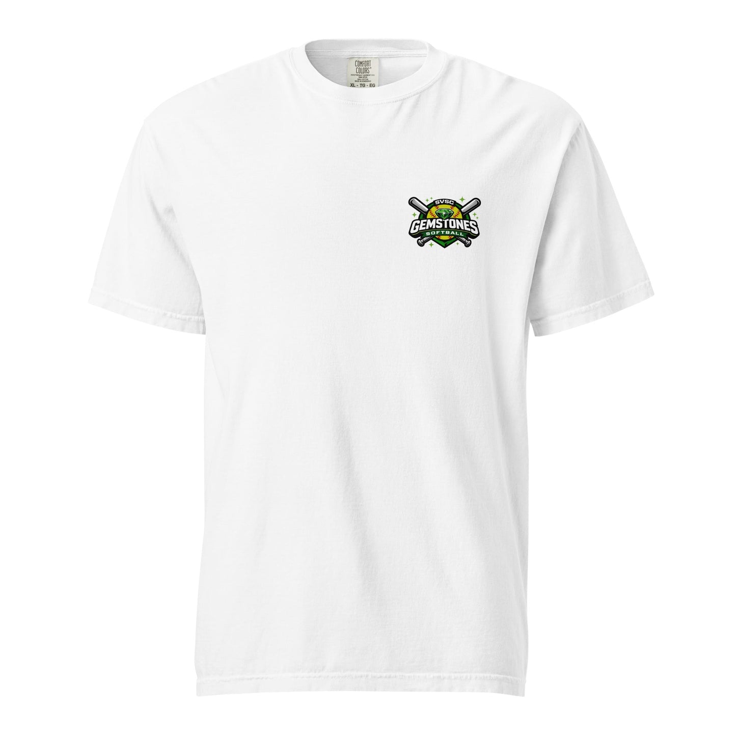 Signature | Comfort Colors T-Shirt | Silver Valley Gemstones | Vanguard Logo