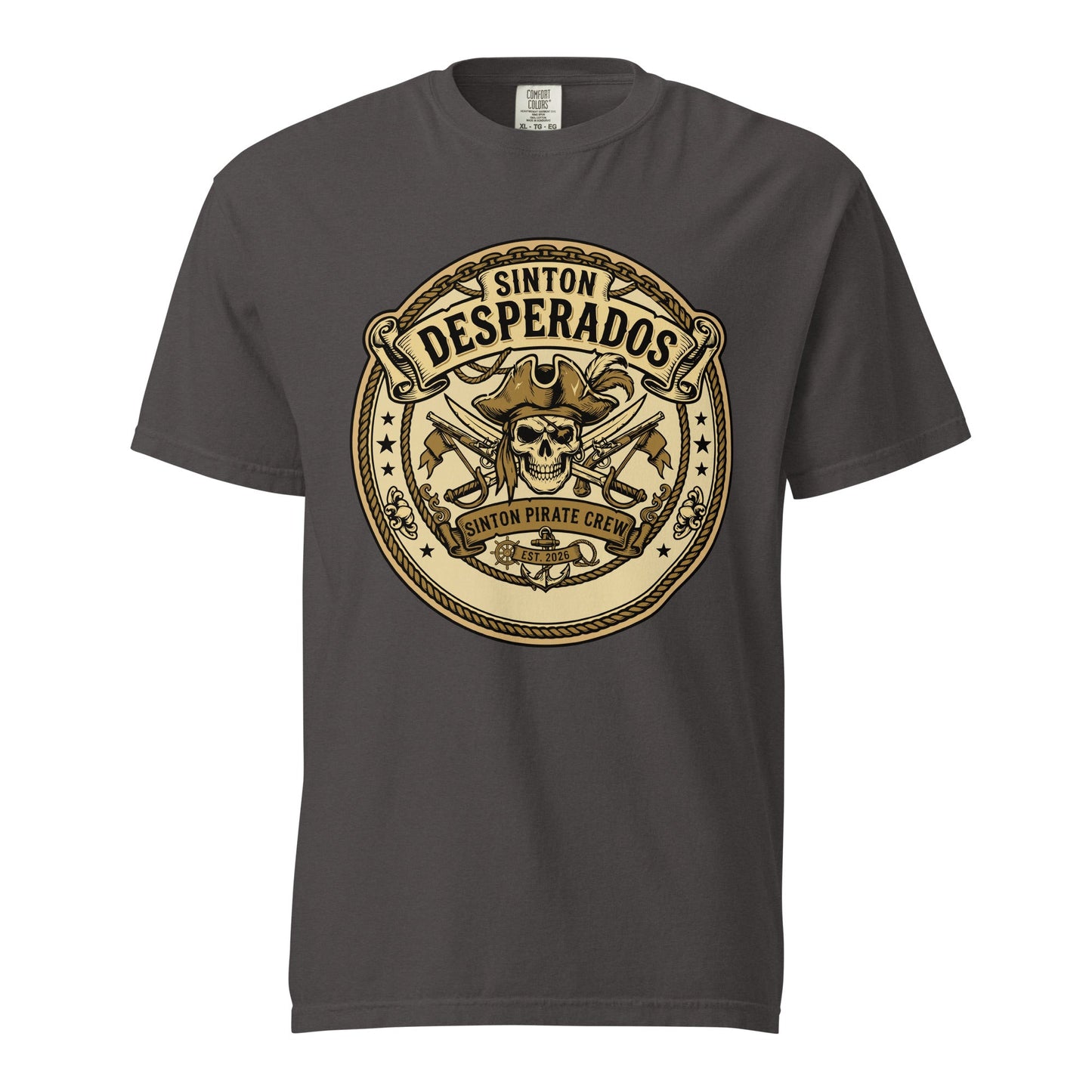 Signature | Comfort Colors T-Shirt | Sinton Desperados Baseball | Badge Logo