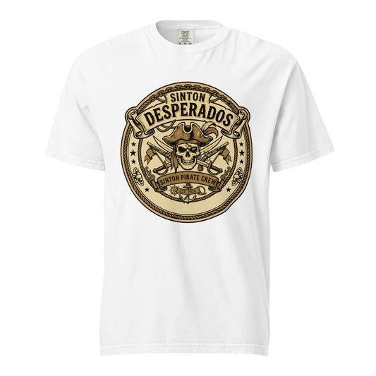 Signature | Comfort Colors T-Shirt | Sinton Desperados Baseball | Badge Logo