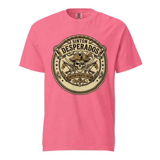 Signature | Comfort Colors T-Shirt | Sinton Desperados Baseball | Badge Logo