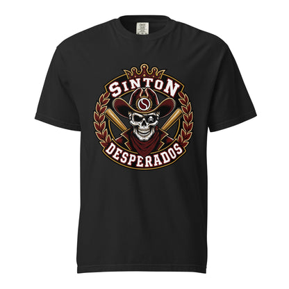 Signature | Comfort Colors T-Shirt | Sinton Desperados Baseball | Ridge Varsity Logo