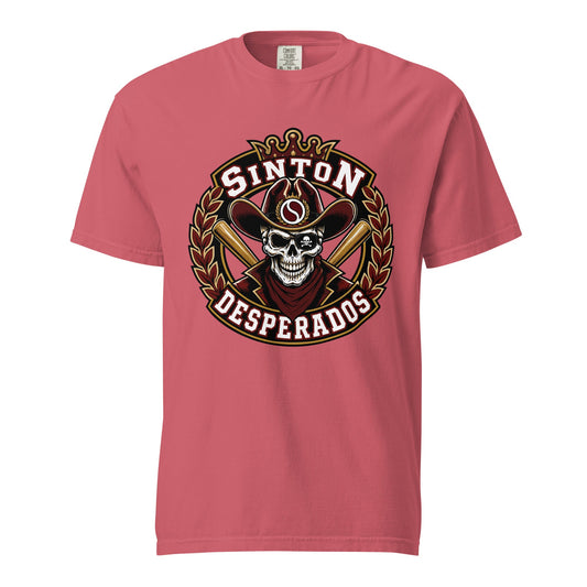 Signature | Comfort Colors T-Shirt | Sinton Desperados Baseball | Ridge Varsity Logo