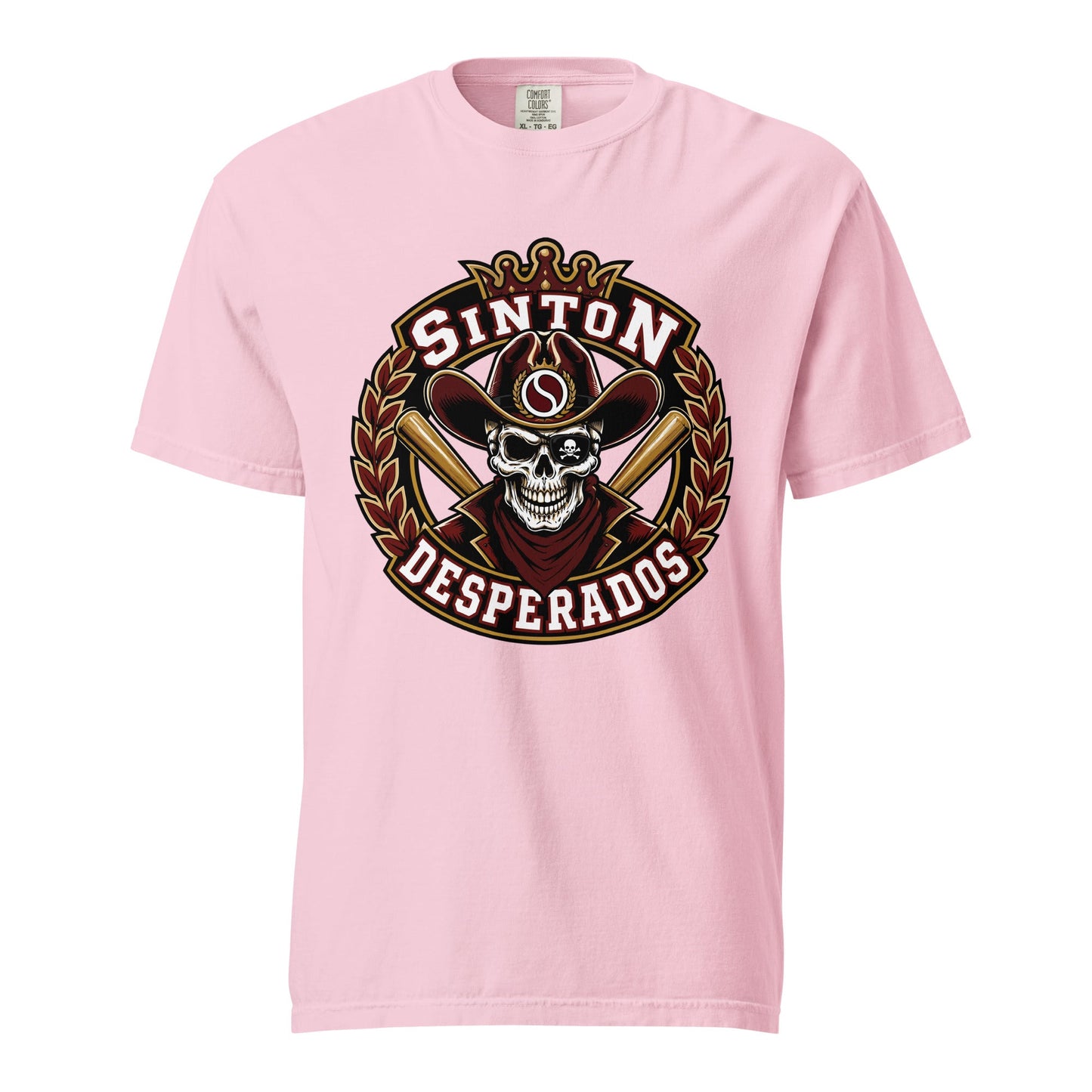 Signature | Comfort Colors T-Shirt | Sinton Desperados Baseball | Ridge Varsity Logo