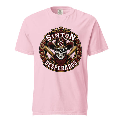 Signature | Comfort Colors T-Shirt | Sinton Desperados Baseball | Ridge Varsity Logo