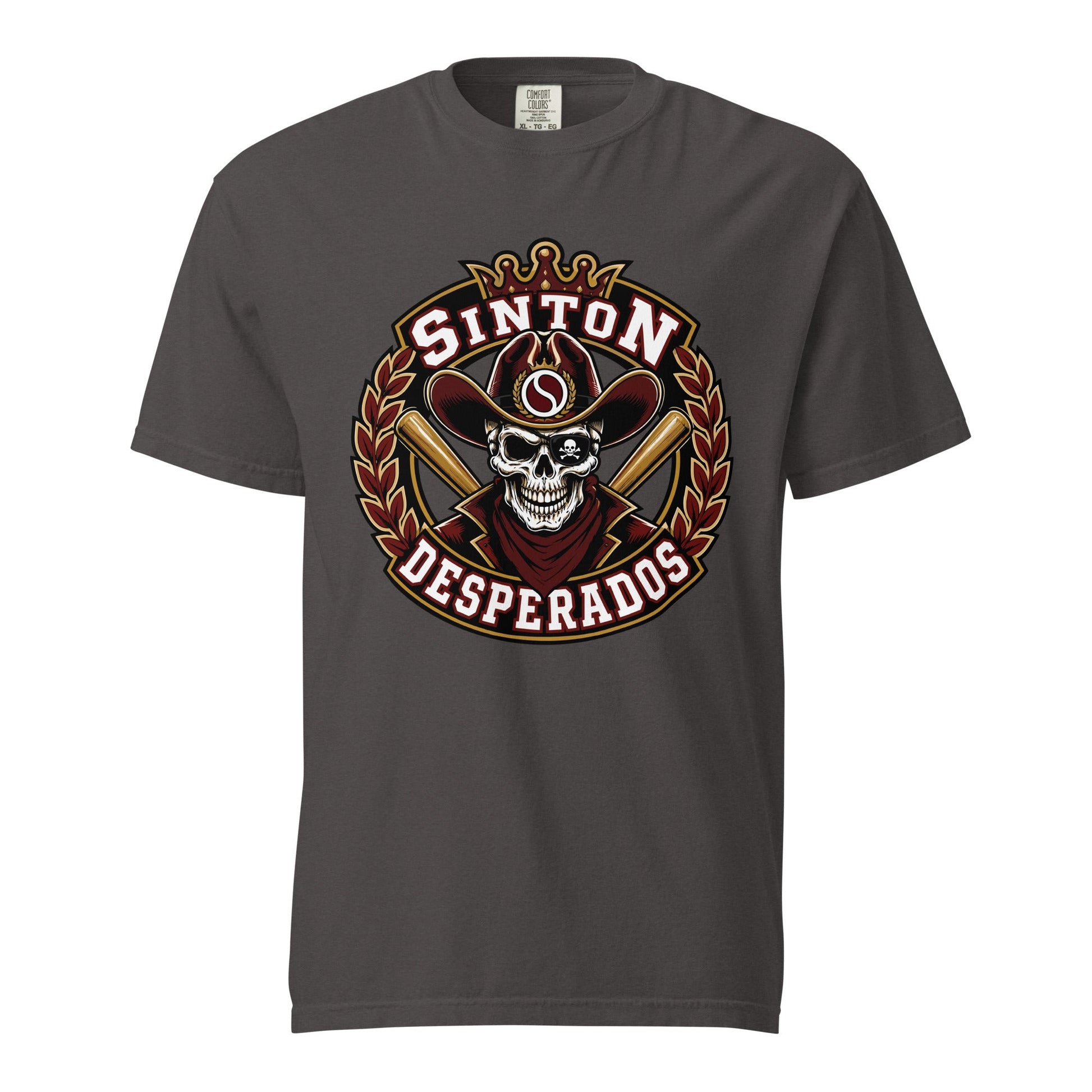 Signature | Comfort Colors T-Shirt | Sinton Desperados Baseball | Ridge Varsity Logo