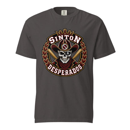 Signature | Comfort Colors T-Shirt | Sinton Desperados Baseball | Ridge Varsity Logo