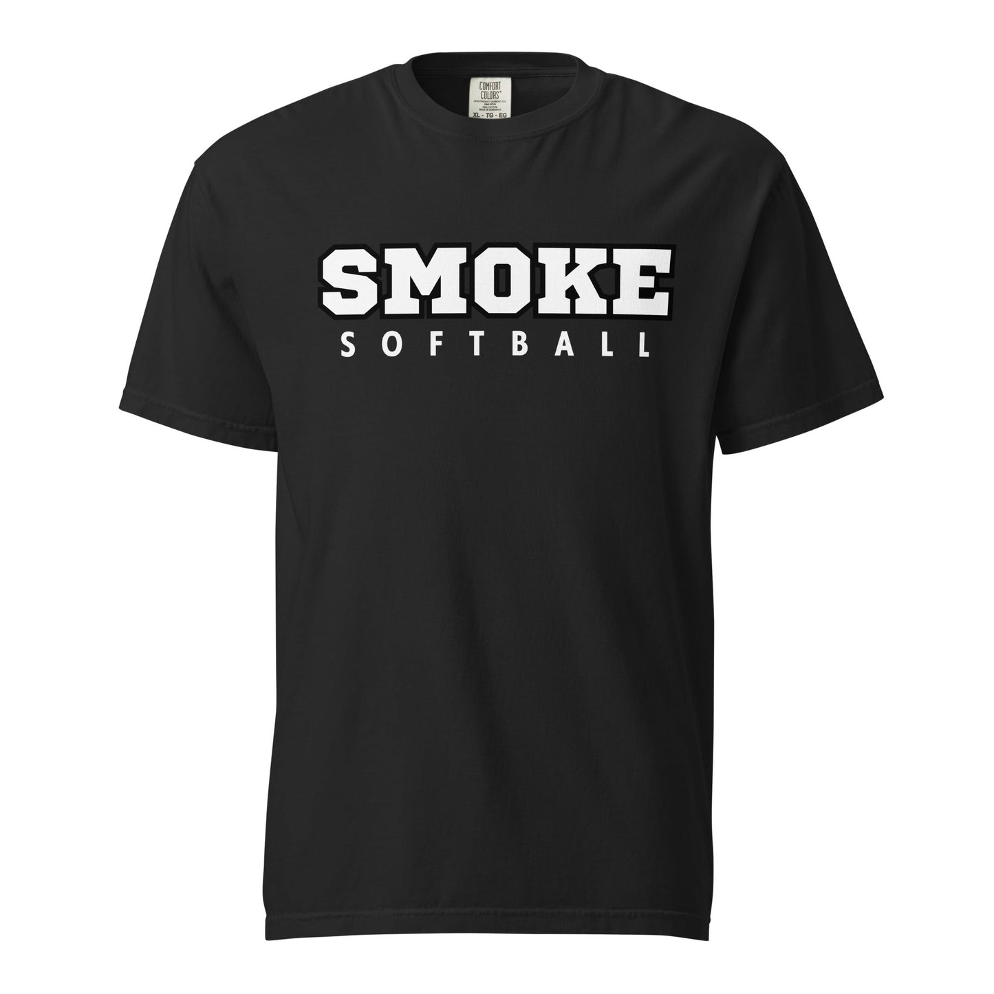 Signature | Comfort Colors T-Shirt | Smoke 14U Softball | Crest Logo