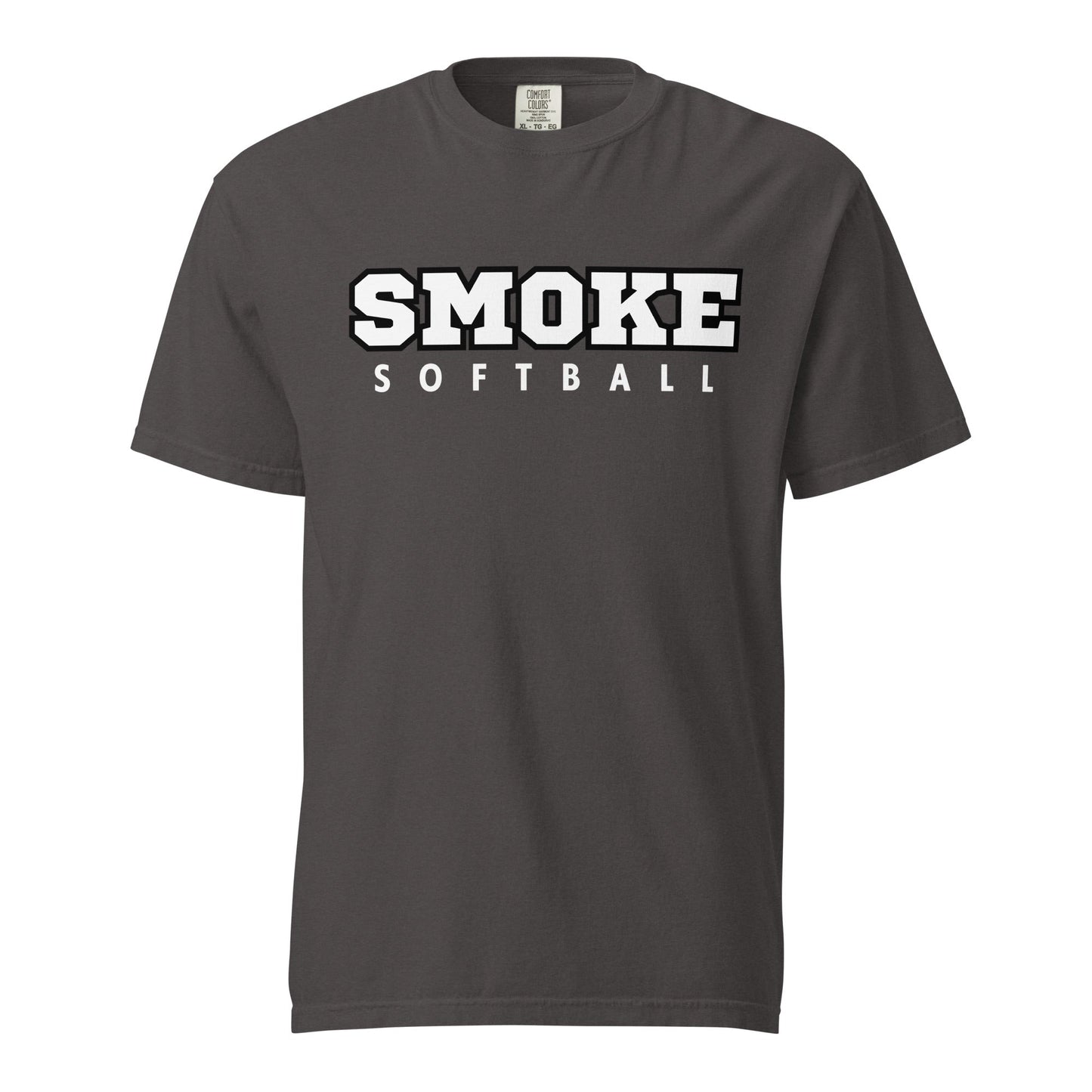 Signature | Comfort Colors T-Shirt | Smoke 14U Softball | Crest Logo