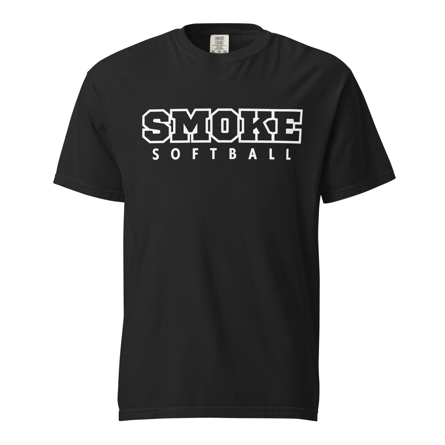 Signature | Comfort Colors T-Shirt | Smoke 14U Softball | Emblem Logo