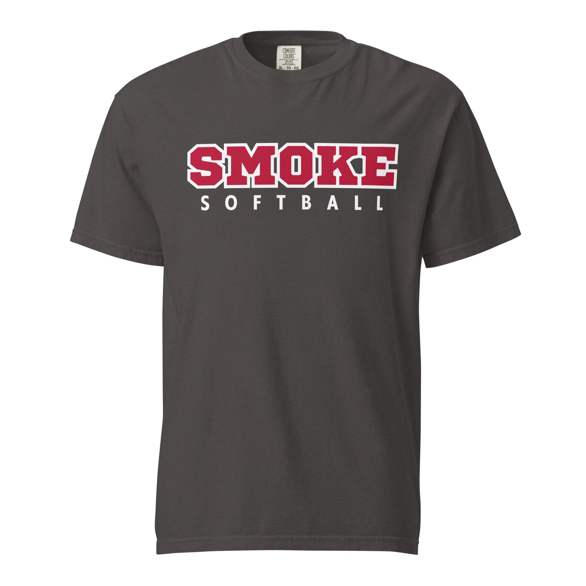 Signature | Comfort Colors T-Shirt | Smoke 14U Softball | Modern Script Logo
