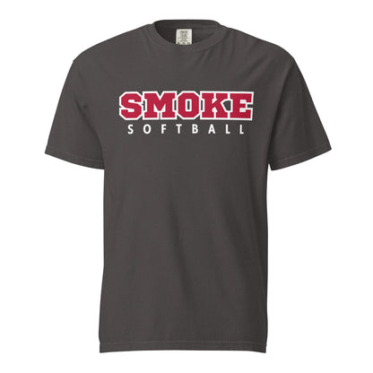 Signature | Comfort Colors T-Shirt | Smoke 14U Softball | Modern Script Logo
