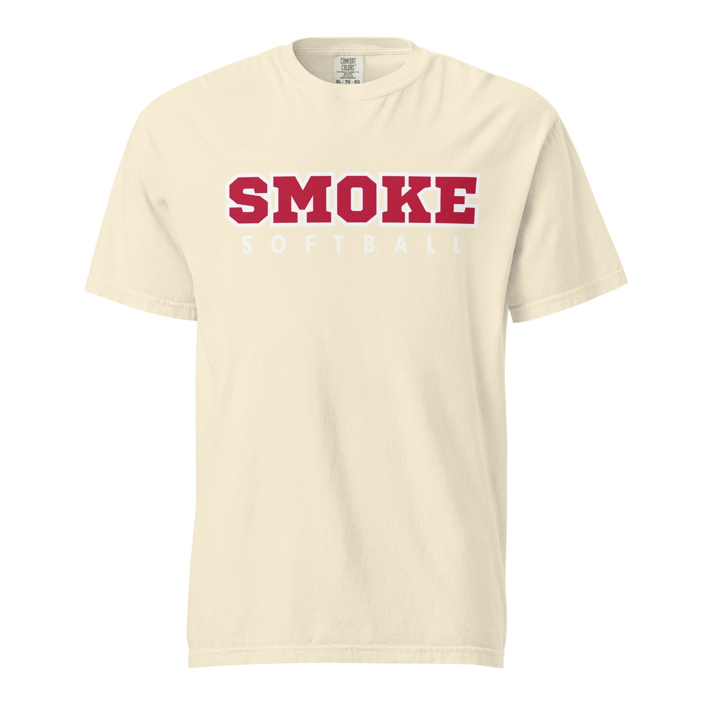 Signature | Comfort Colors T-Shirt | Smoke 14U Softball | Modern Script Logo