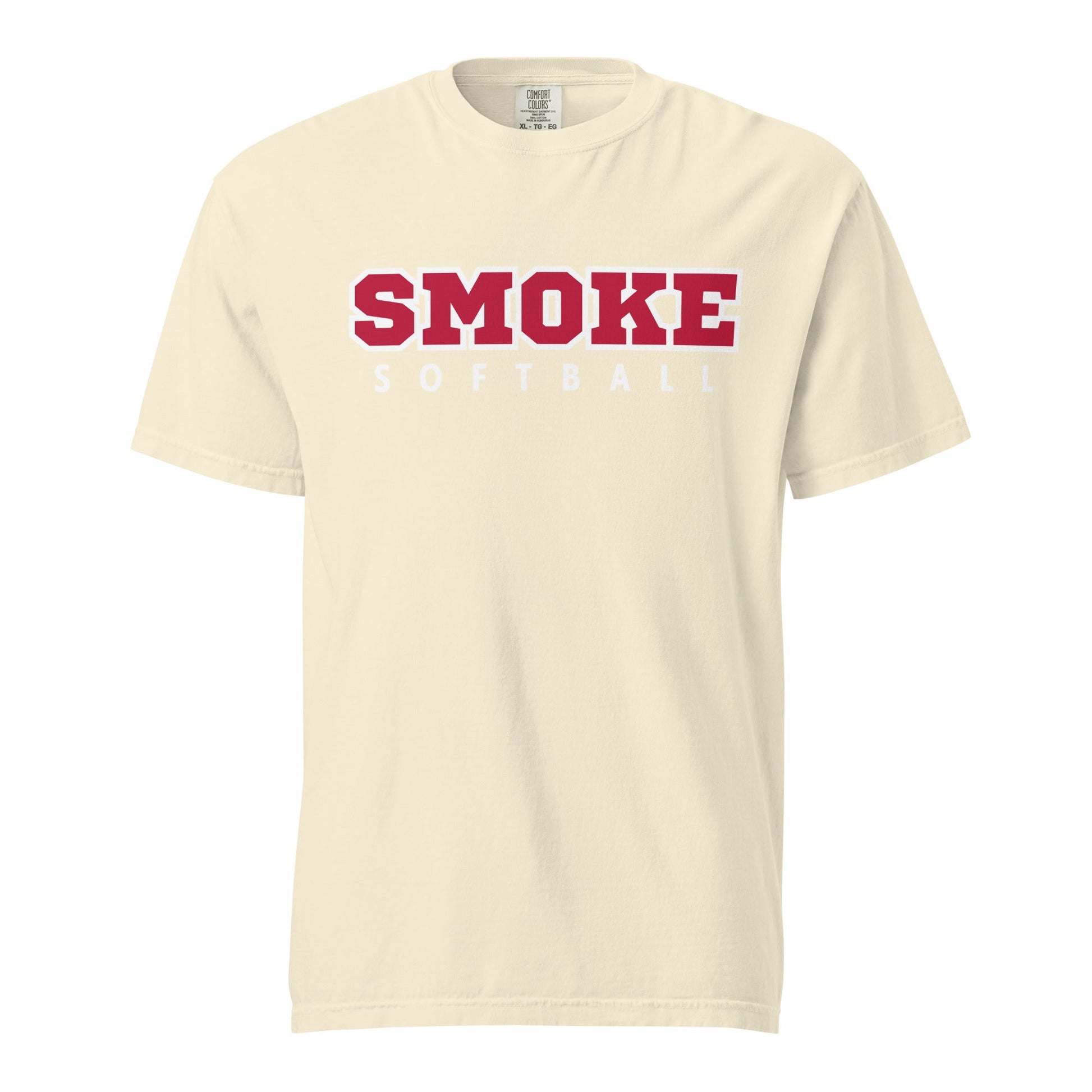 Signature | Comfort Colors T-Shirt | Smoke 14U Softball | Modern Script Logo