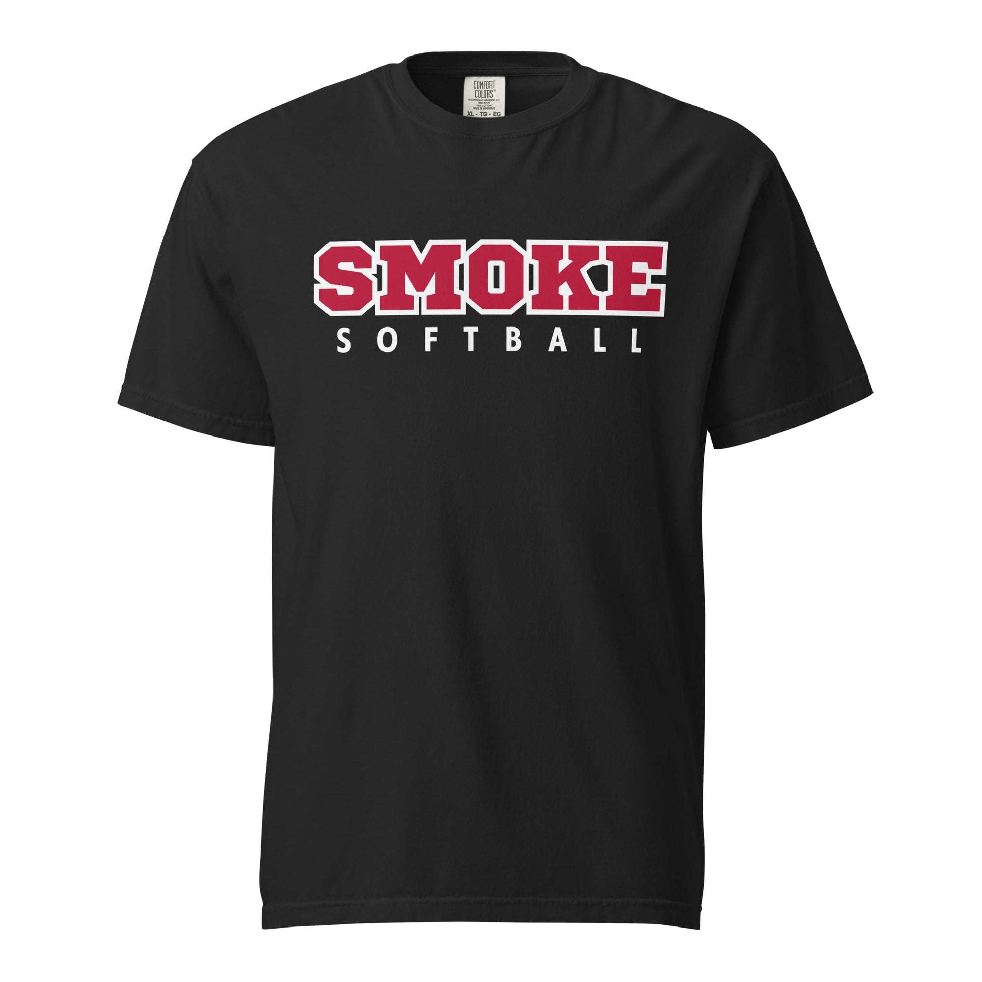 Signature | Comfort Colors T-Shirt | Smoke 14U Softball | Modern Script Logo