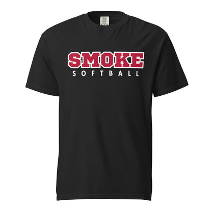 Signature | Comfort Colors T-Shirt | Smoke 14U Softball | Modern Script Logo