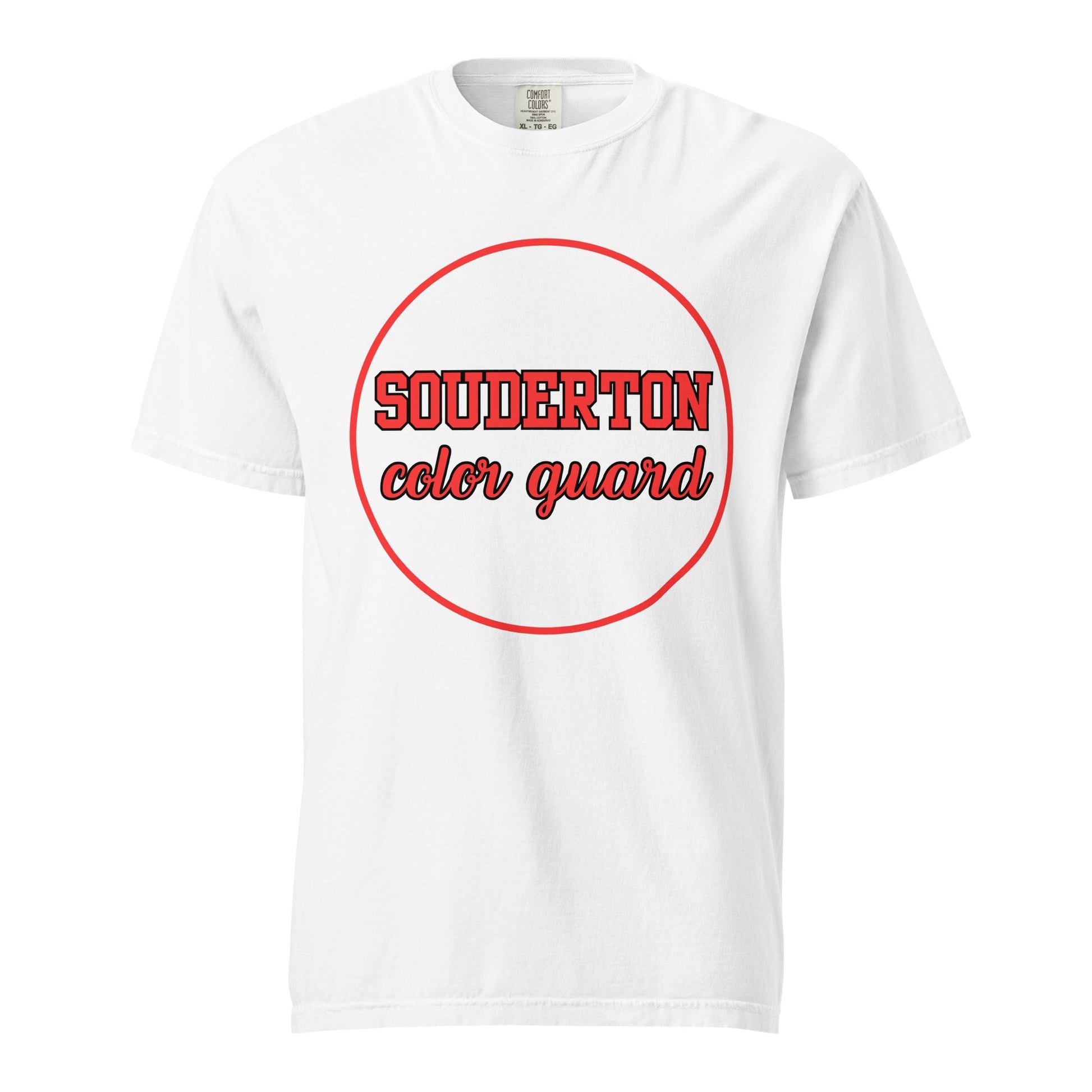 Signature | Comfort Colors T-Shirt | Souderton Color Guard | Badge Logo