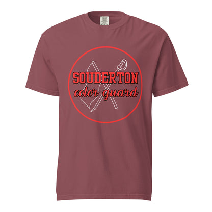Signature | Comfort Colors T-Shirt | Souderton Color Guard | Badge Logo