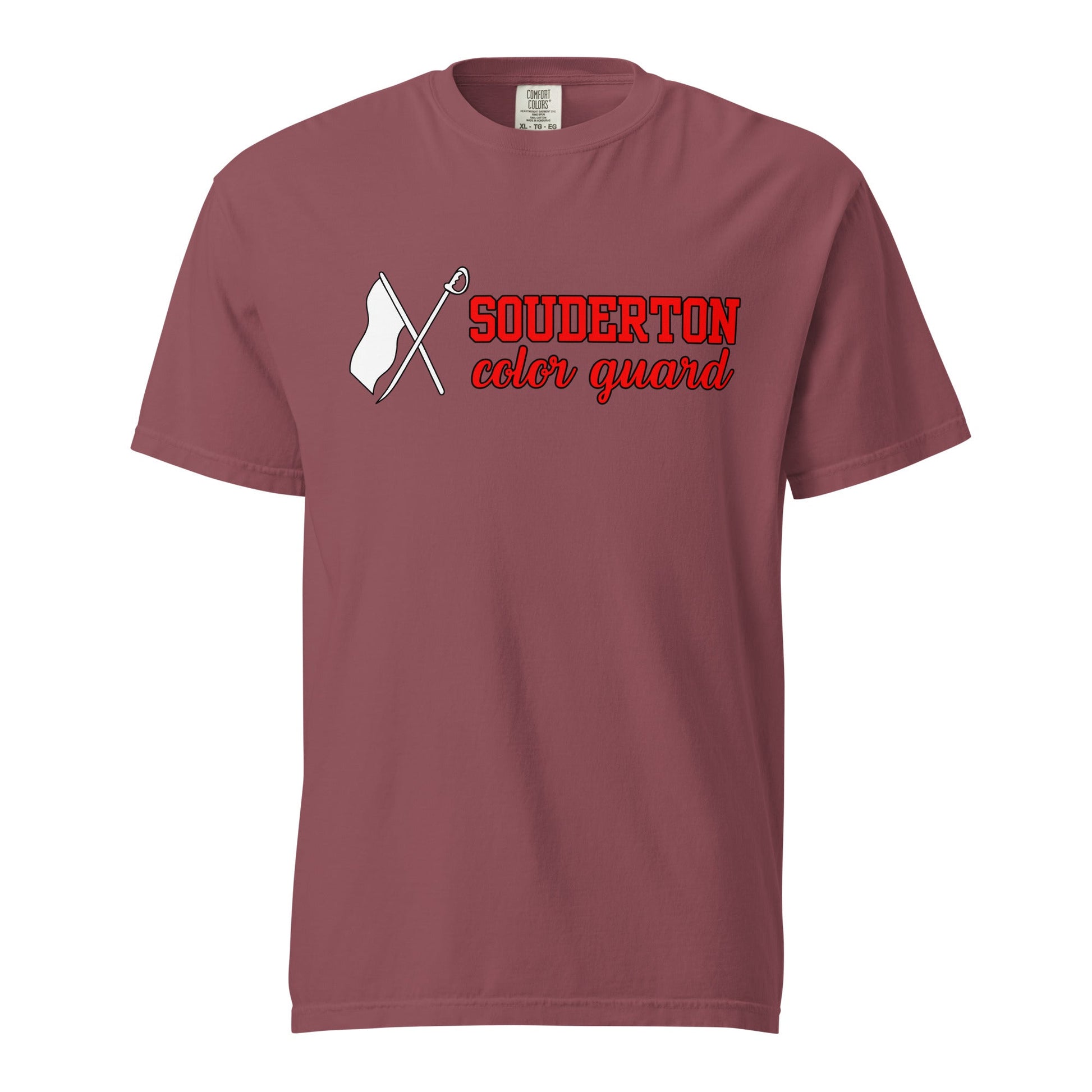 Signature | Comfort Colors T-Shirt | Souderton Color Guard | Vanguard Banner Logo