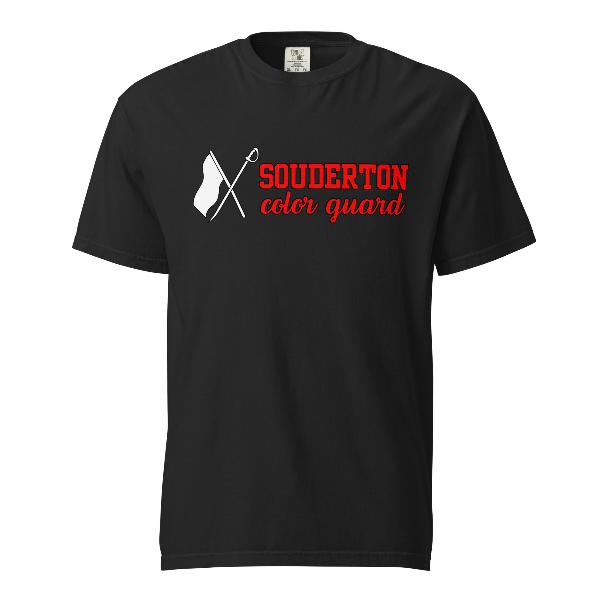 Signature | Comfort Colors T-Shirt | Souderton Color Guard | Vanguard Banner Logo