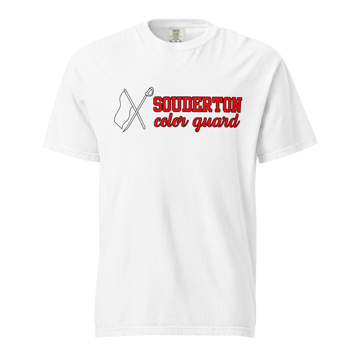 Signature | Comfort Colors T-Shirt | Souderton Color Guard | Vanguard Banner Logo