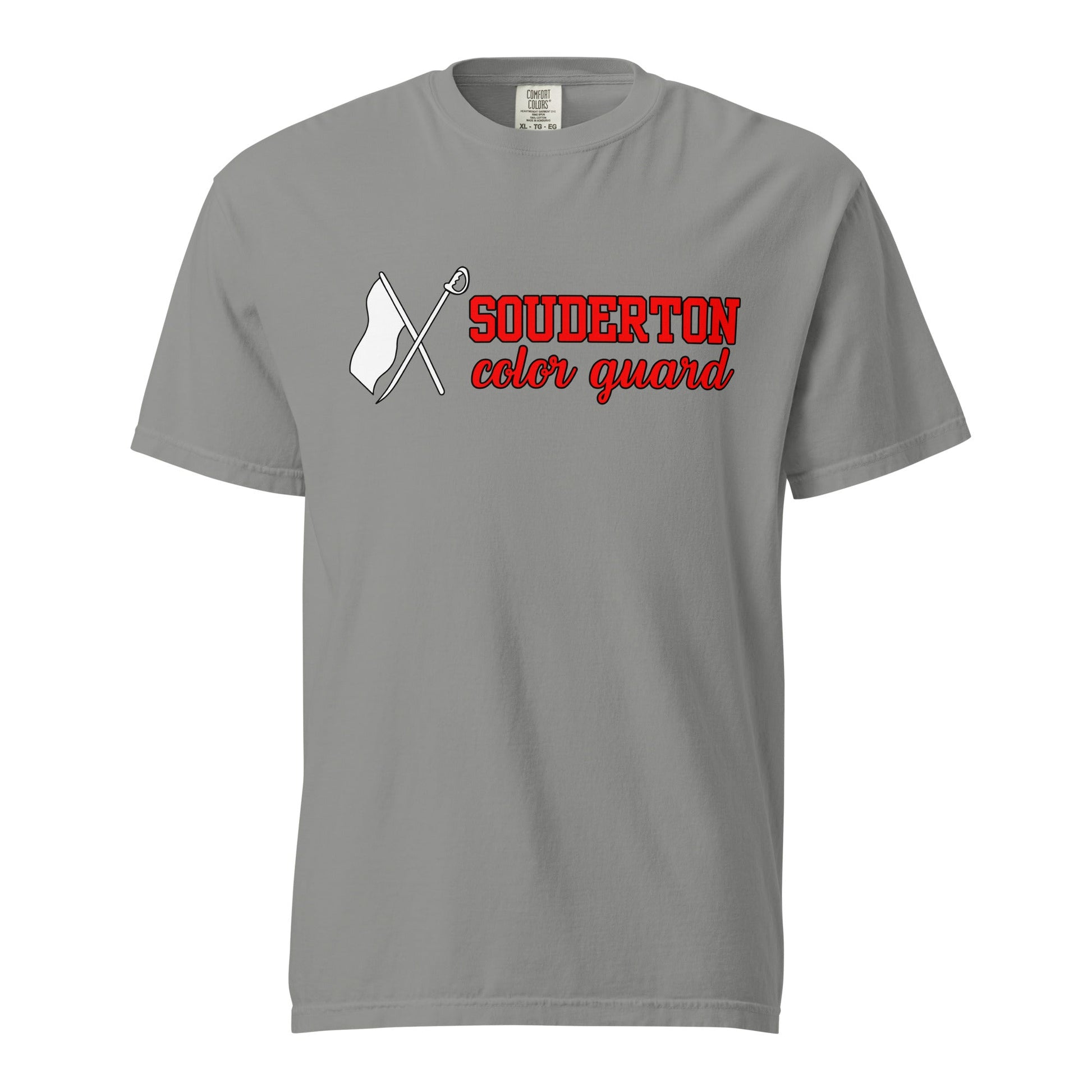 Signature | Comfort Colors T-Shirt | Souderton Color Guard | Vanguard Banner Logo