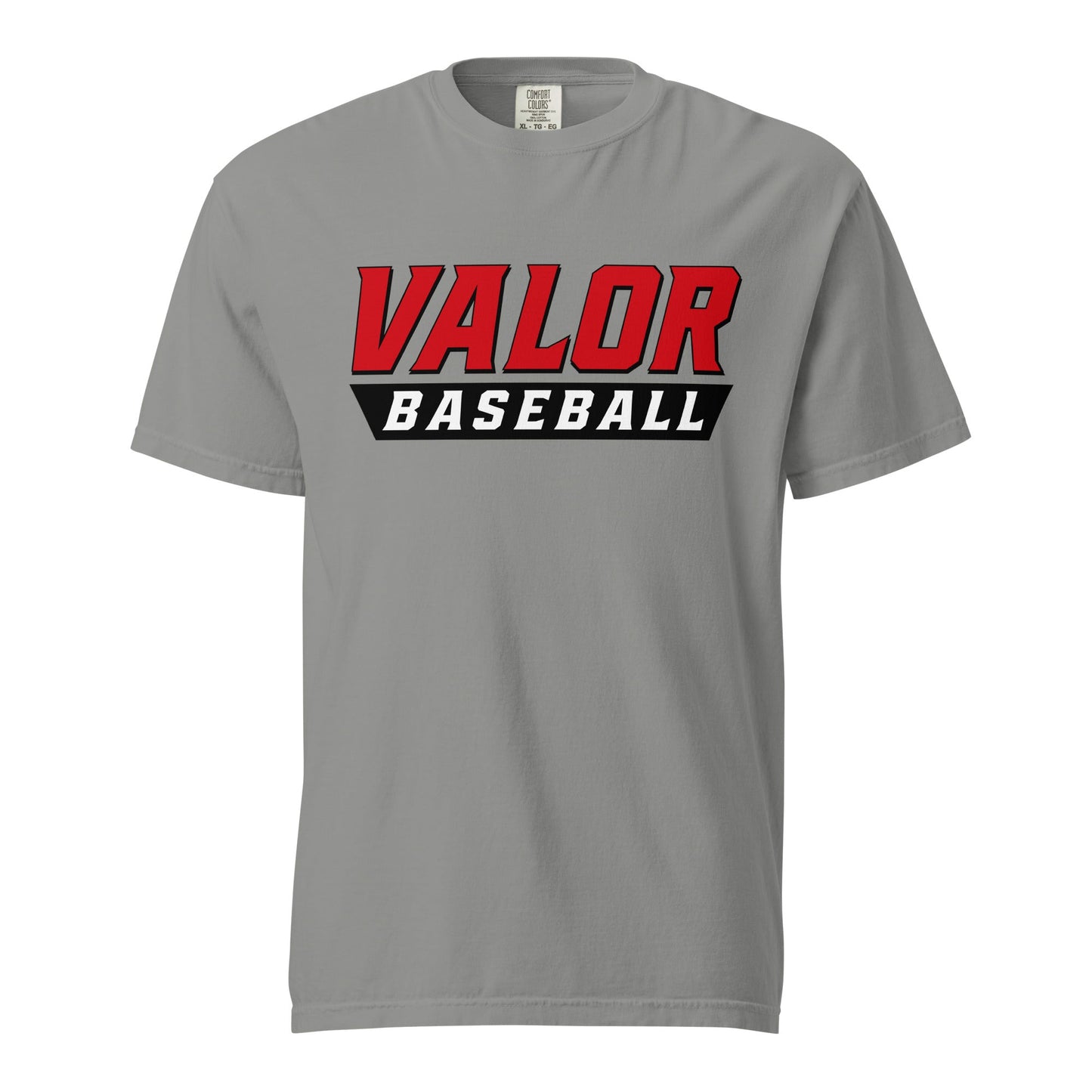 Signature | Comfort Colors T-Shirt | South Bend Valor Baseball | Emblem Logo