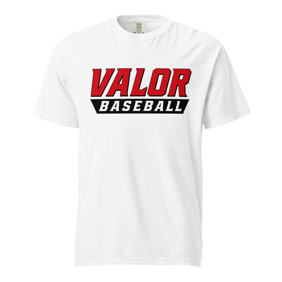 Signature | Comfort Colors T-Shirt | South Bend Valor Baseball | Emblem Logo
