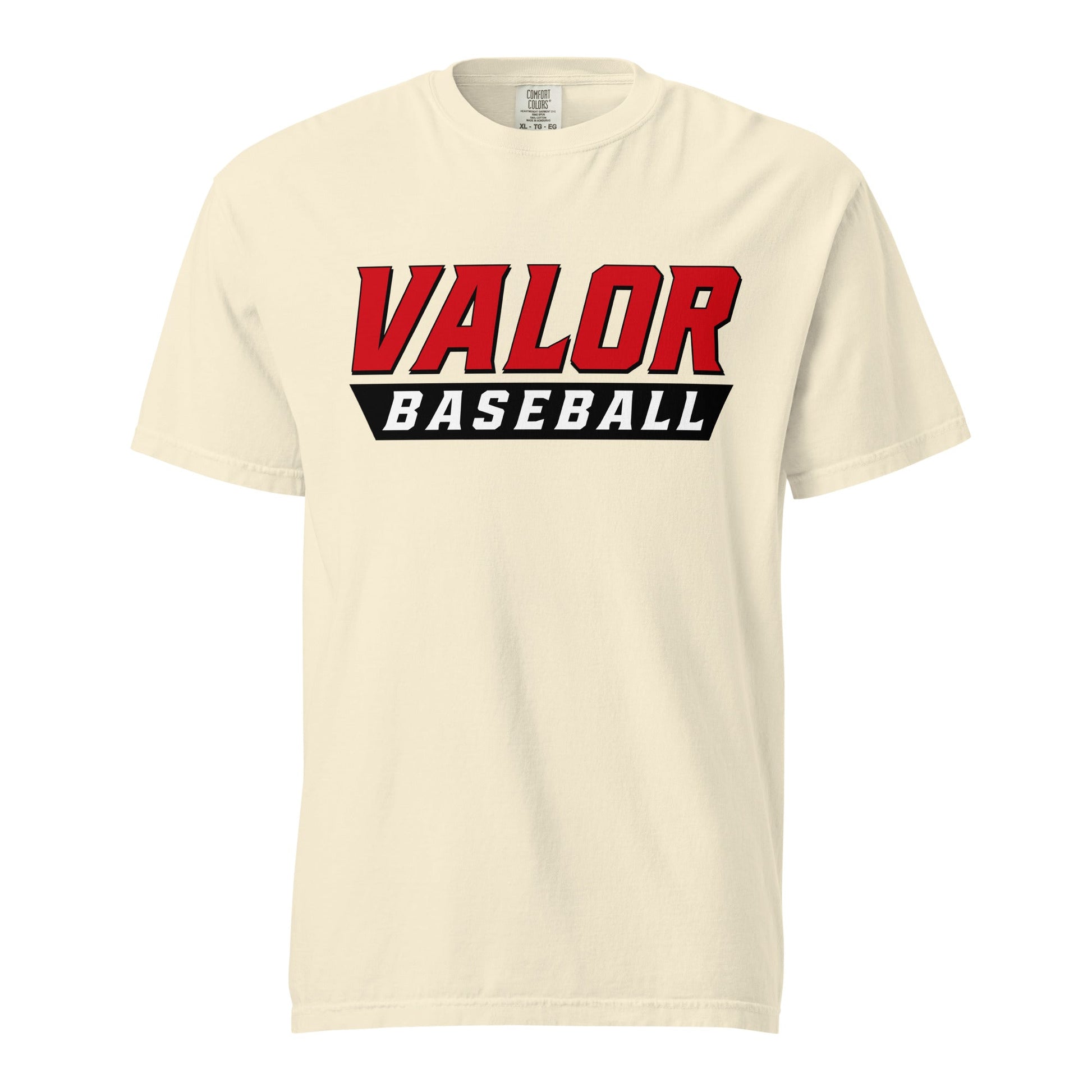 Signature | Comfort Colors T-Shirt | South Bend Valor Baseball | Emblem Logo