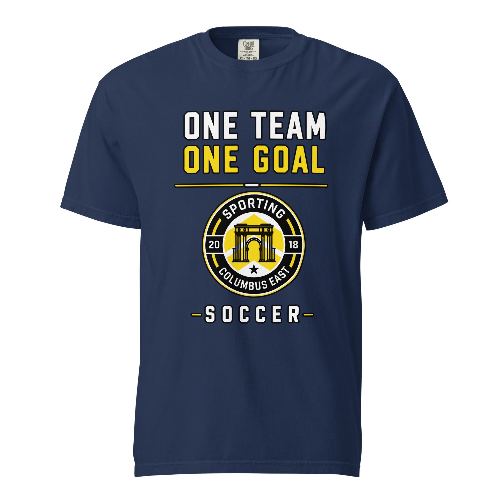 Signature | Comfort Colors T-Shirt | Sporting Columbus East | Crest Logo