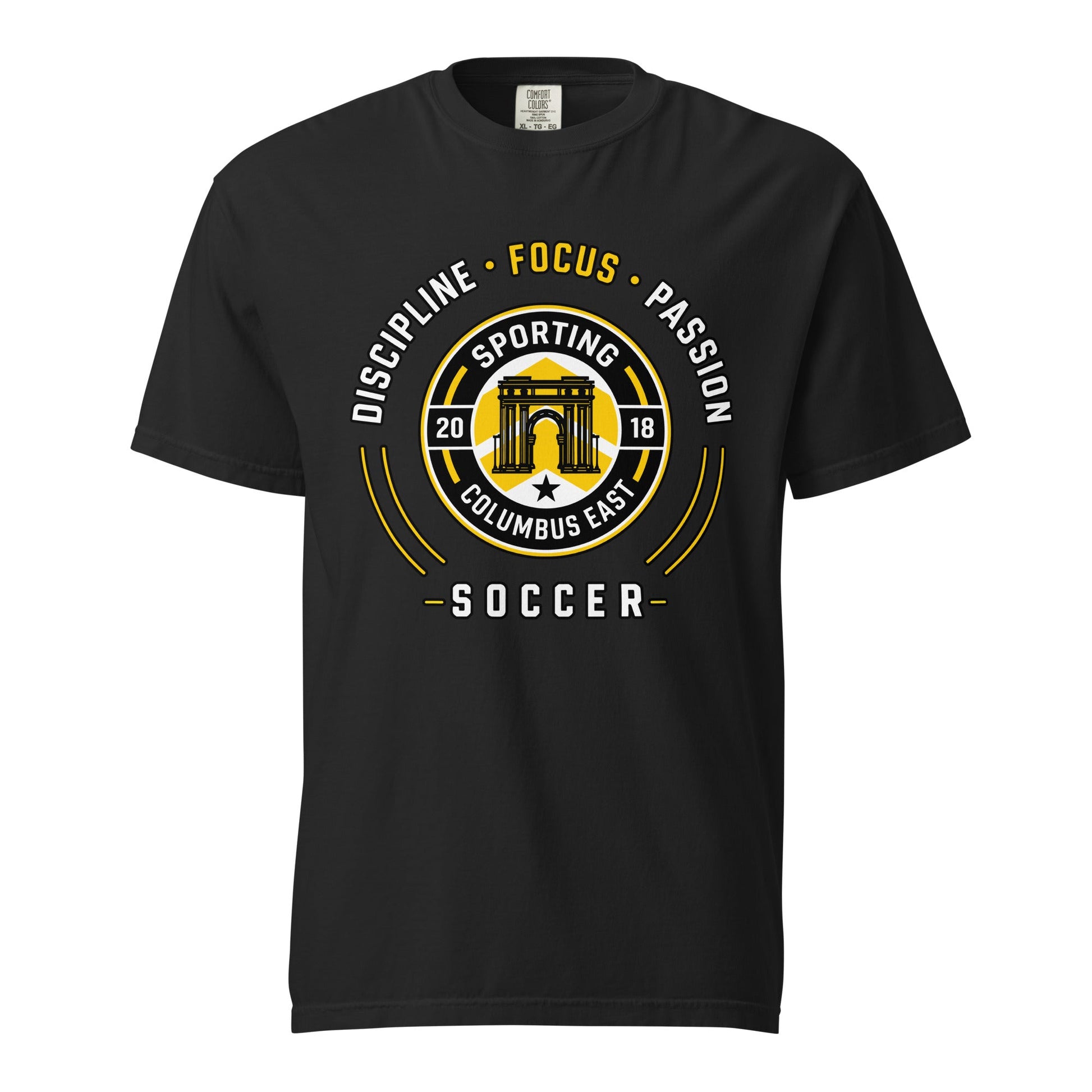 Signature | Comfort Colors T-Shirt | Sporting Columbus East | Emblem Logo