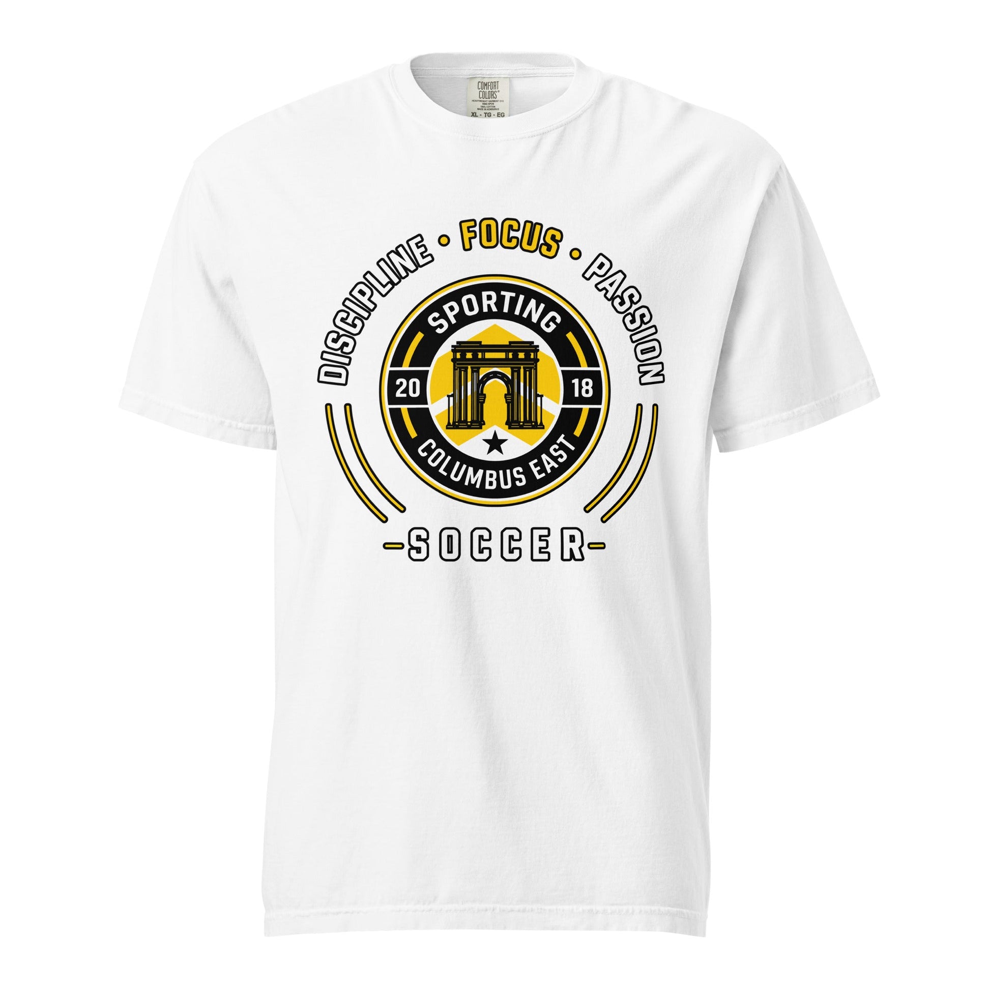 Signature | Comfort Colors T-Shirt | Sporting Columbus East | Emblem Logo