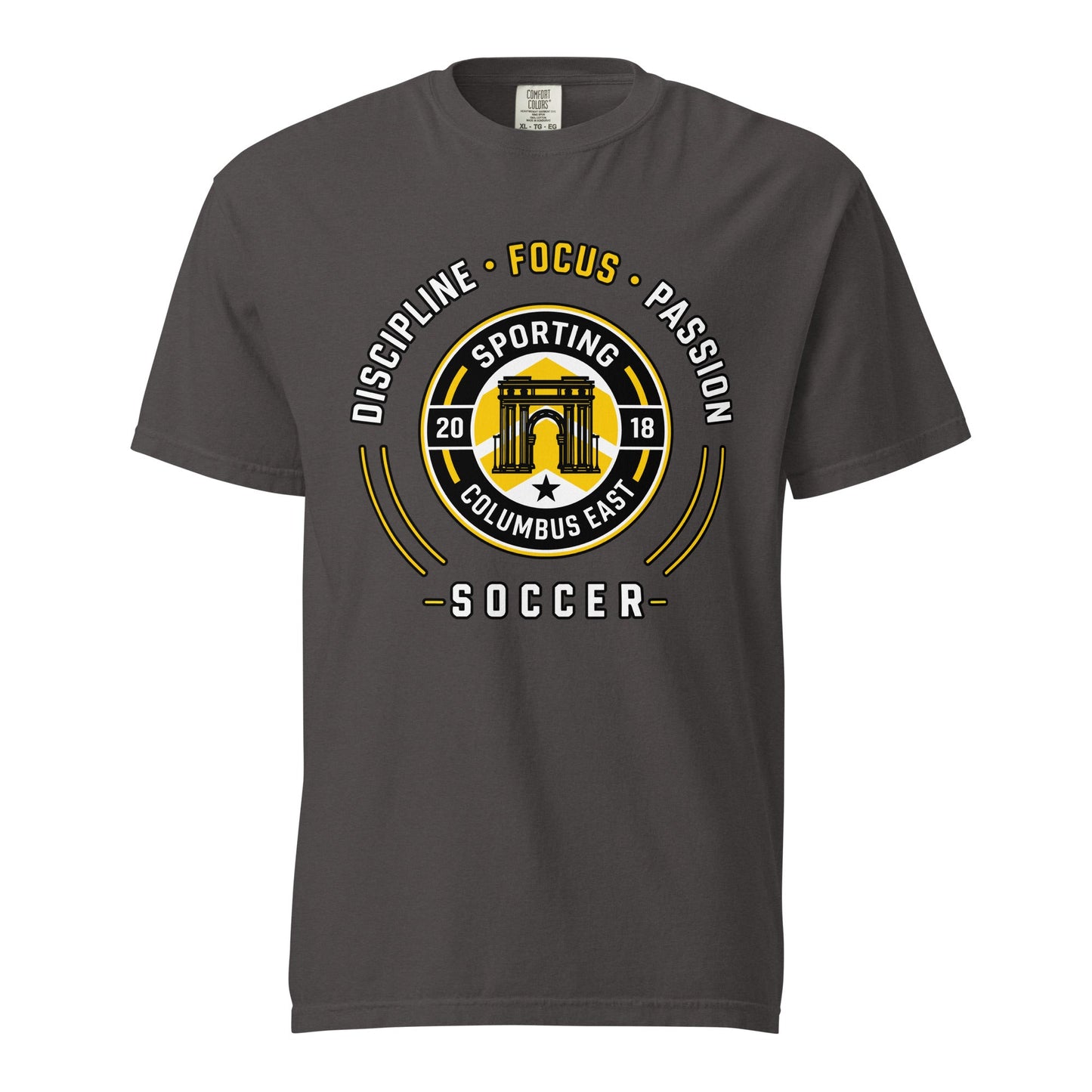 Signature | Comfort Colors T-Shirt | Sporting Columbus East | Emblem Logo