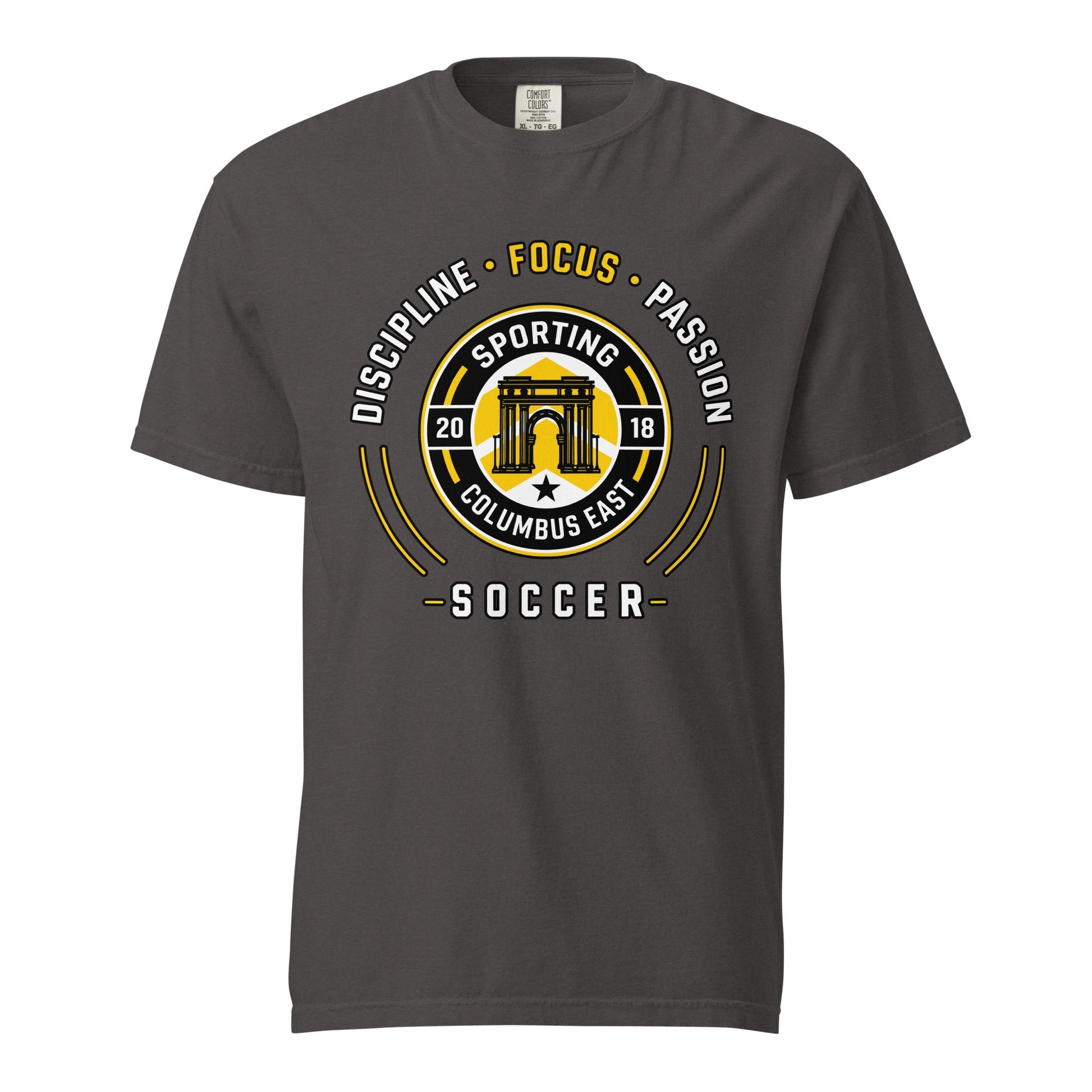 Signature | Comfort Colors T-Shirt | Sporting Columbus East | Emblem Logo