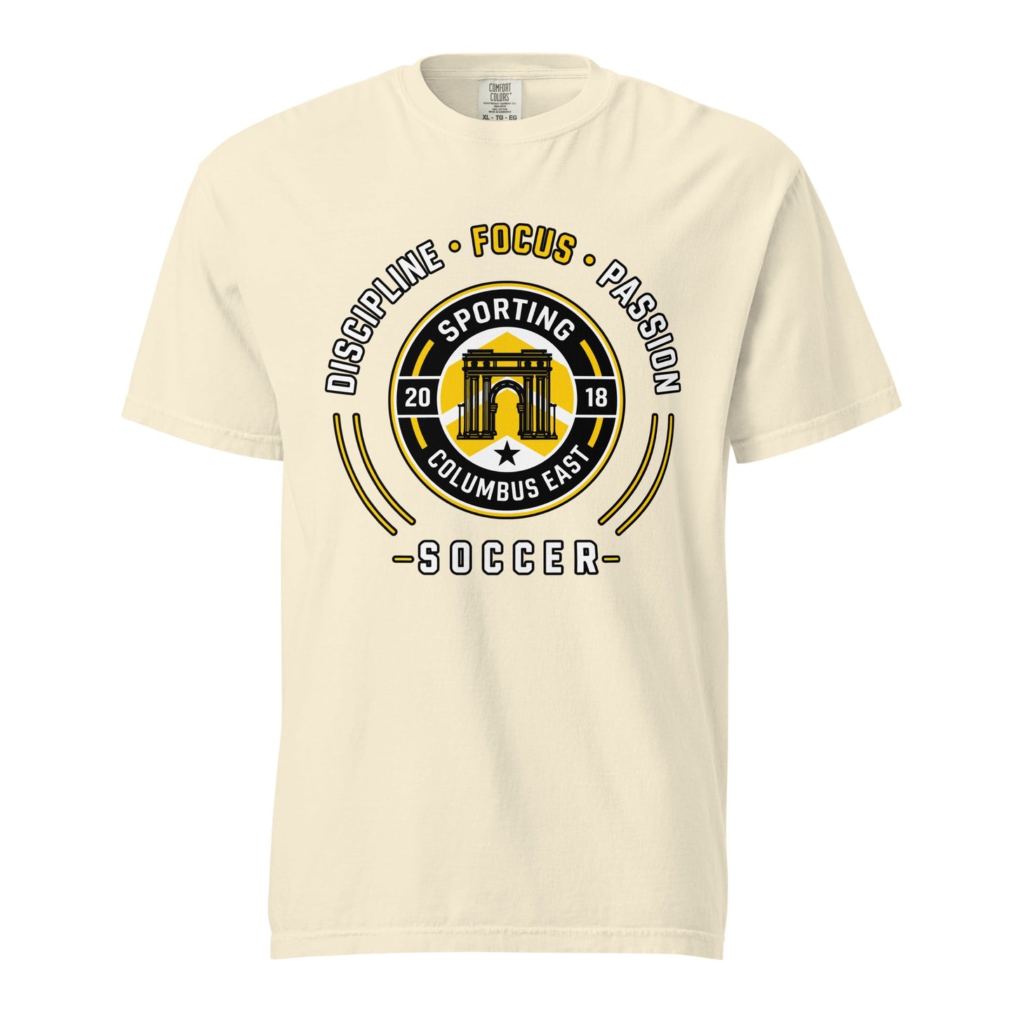 Signature | Comfort Colors T-Shirt | Sporting Columbus East | Emblem Logo