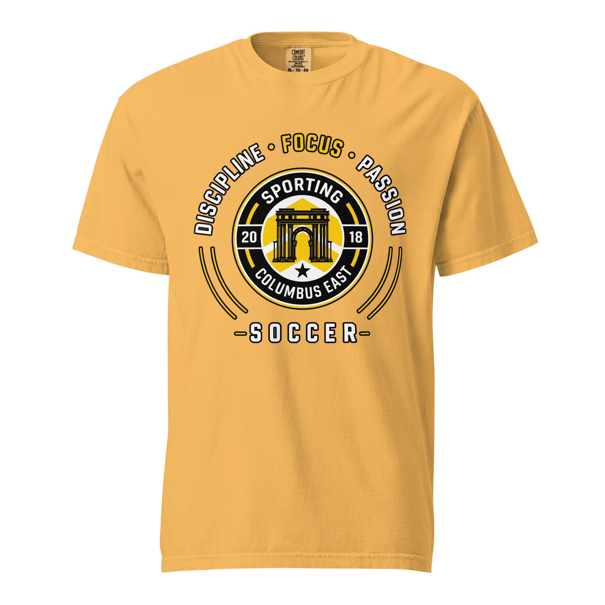 Signature | Comfort Colors T-Shirt | Sporting Columbus East | Emblem Logo