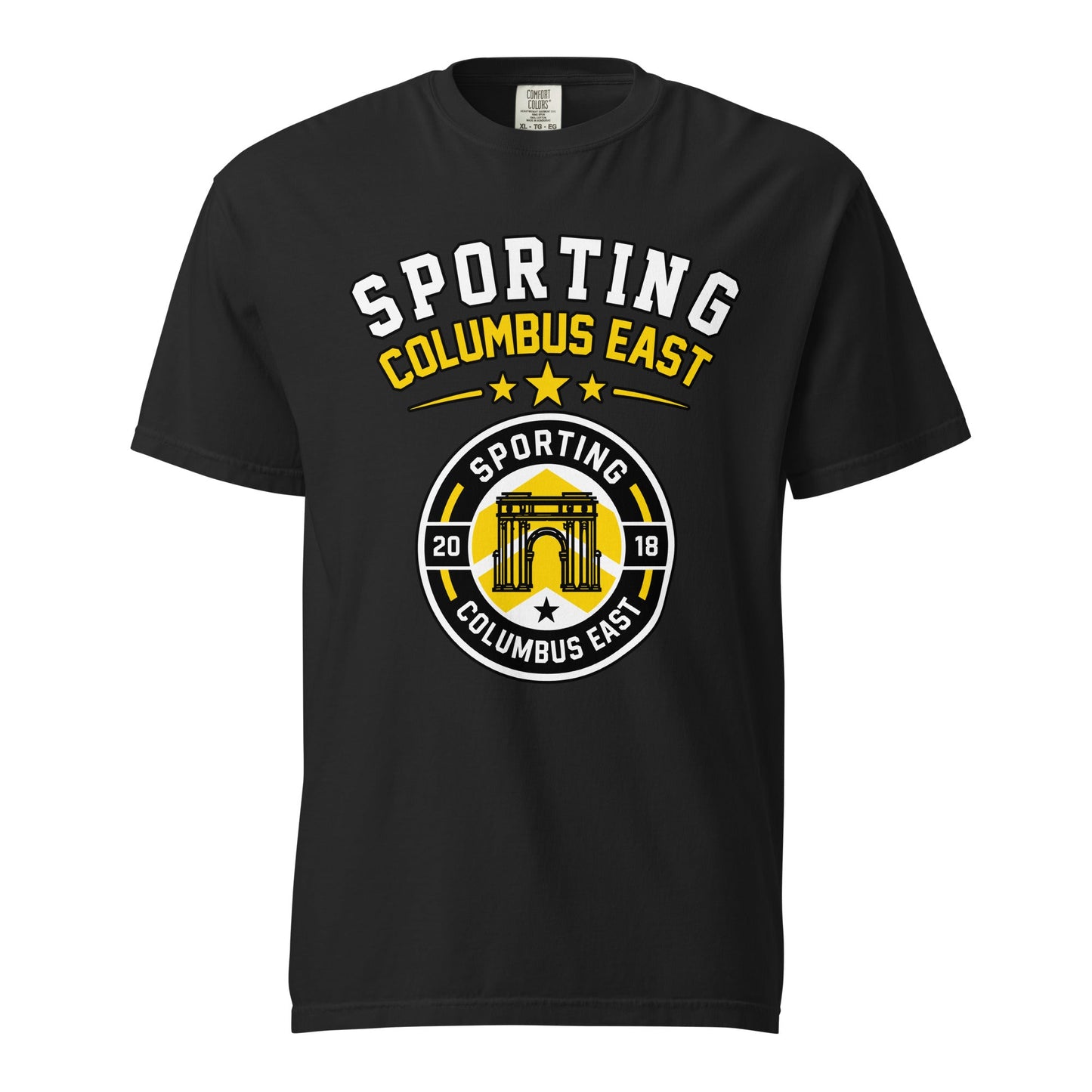 Signature | Comfort Colors T-Shirt | Sporting Columbus East | Vanguard Logo