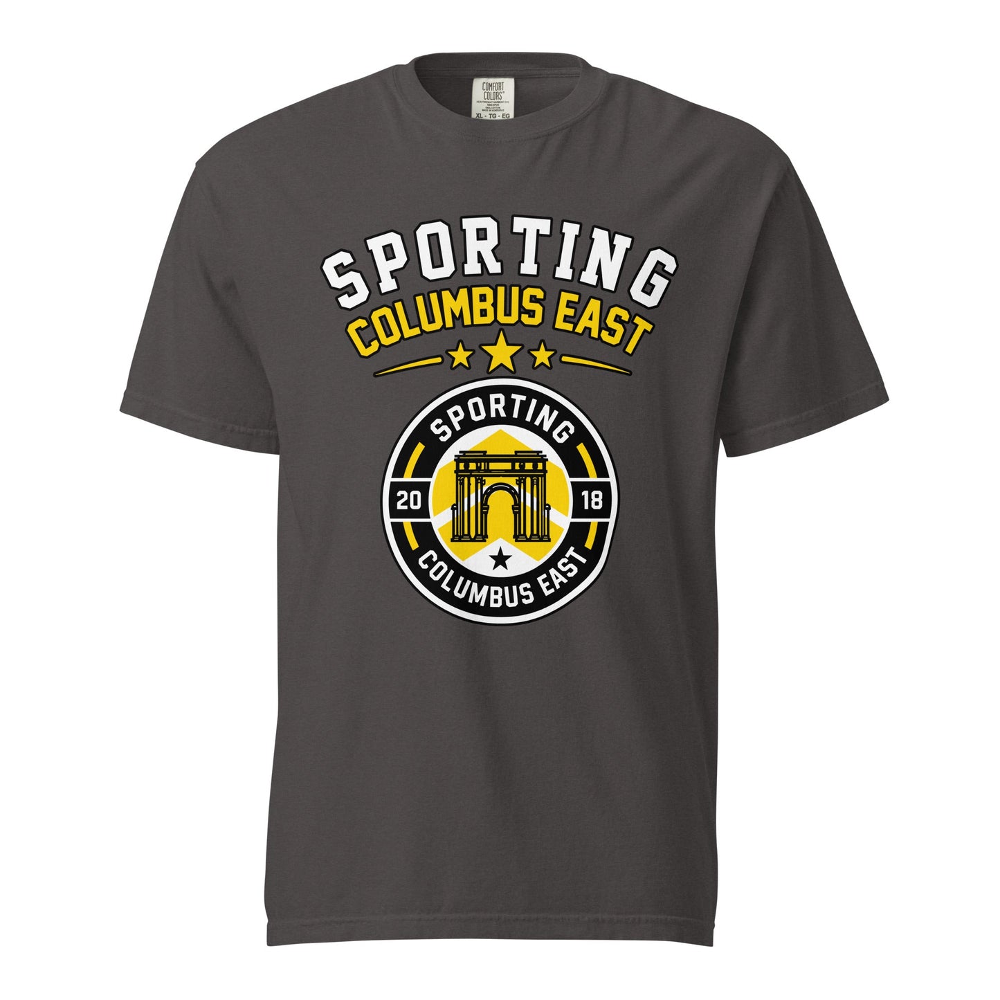 Signature | Comfort Colors T-Shirt | Sporting Columbus East | Vanguard Logo