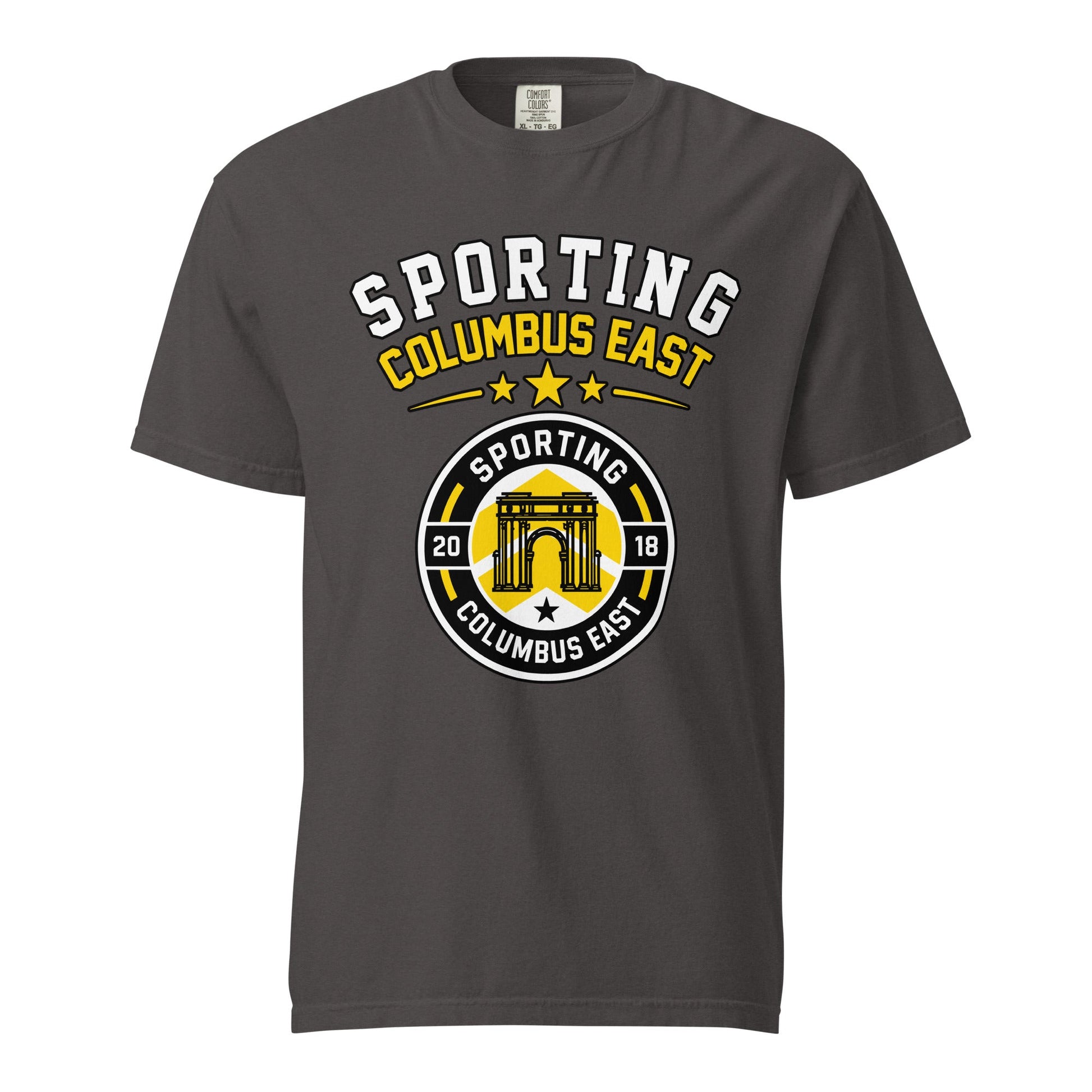Signature | Comfort Colors T-Shirt | Sporting Columbus East | Vanguard Logo
