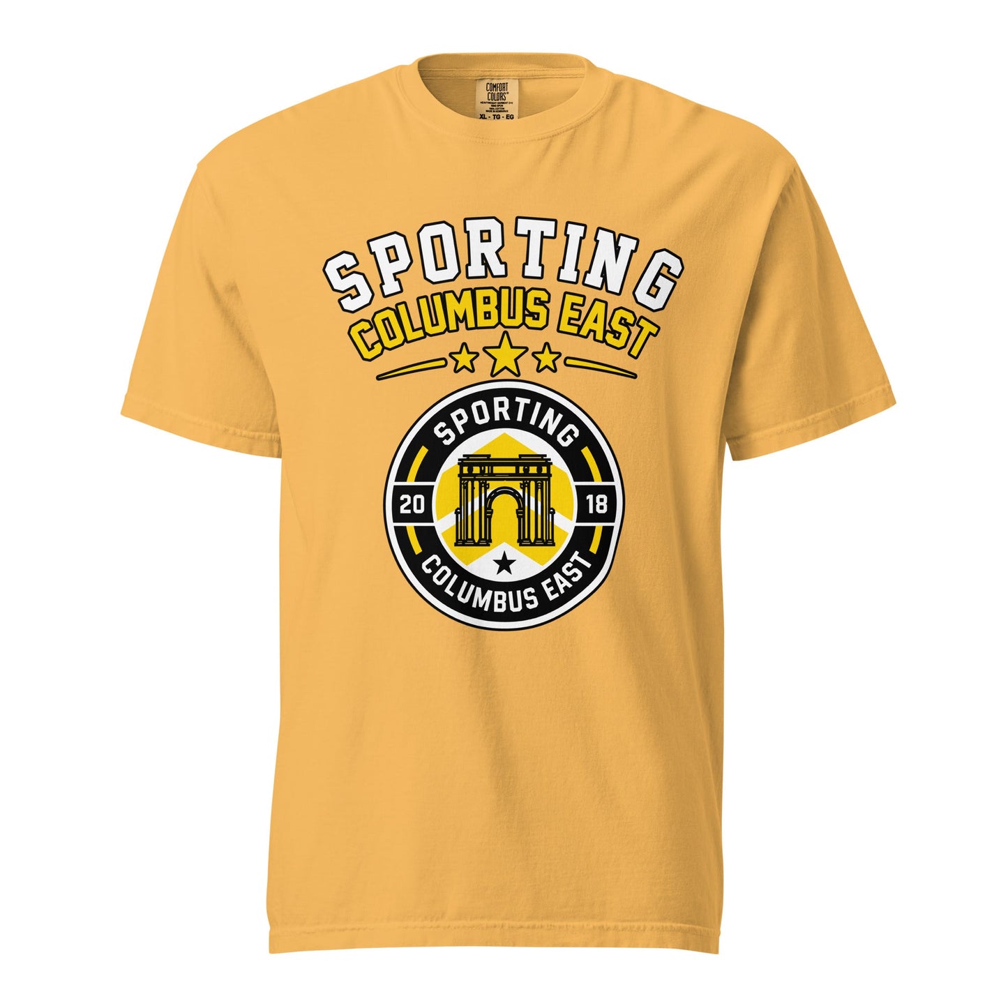 Signature | Comfort Colors T-Shirt | Sporting Columbus East | Vanguard Logo