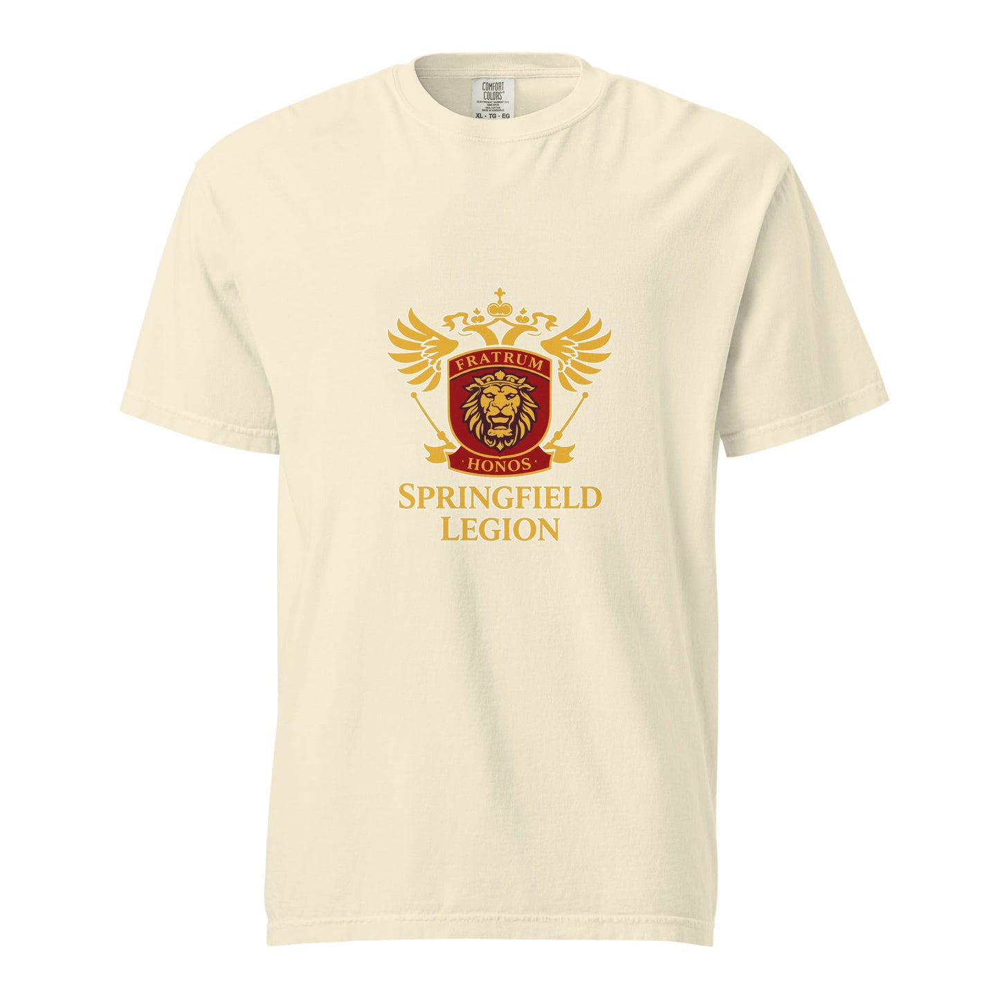 Signature | Comfort Colors T-Shirt | Springfield Legion Hockey Club | Imperial Crest Logo
